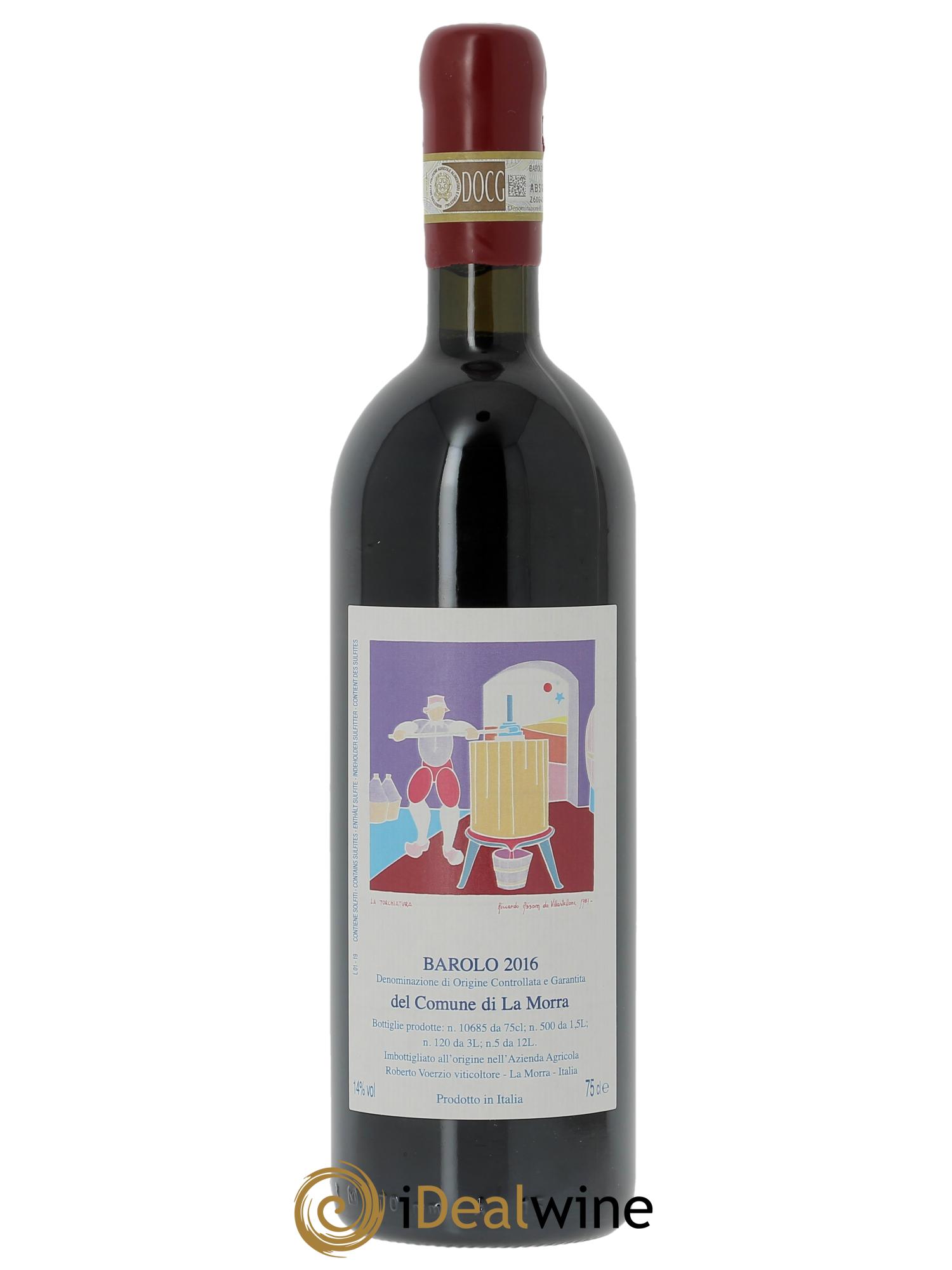 Barolo DOCG del Comune di la Morra Roberto Voerzio 2016 - Lot de 1 bouteille - 0