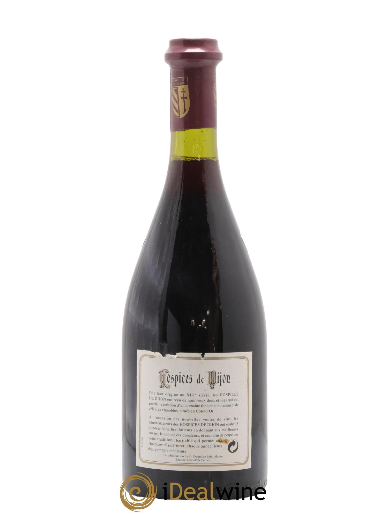 Pommard 1er Cru Hospices De Dijon Cuvee Prieur Louis Berrier 1993 - Lot de 1 bouteille - 1