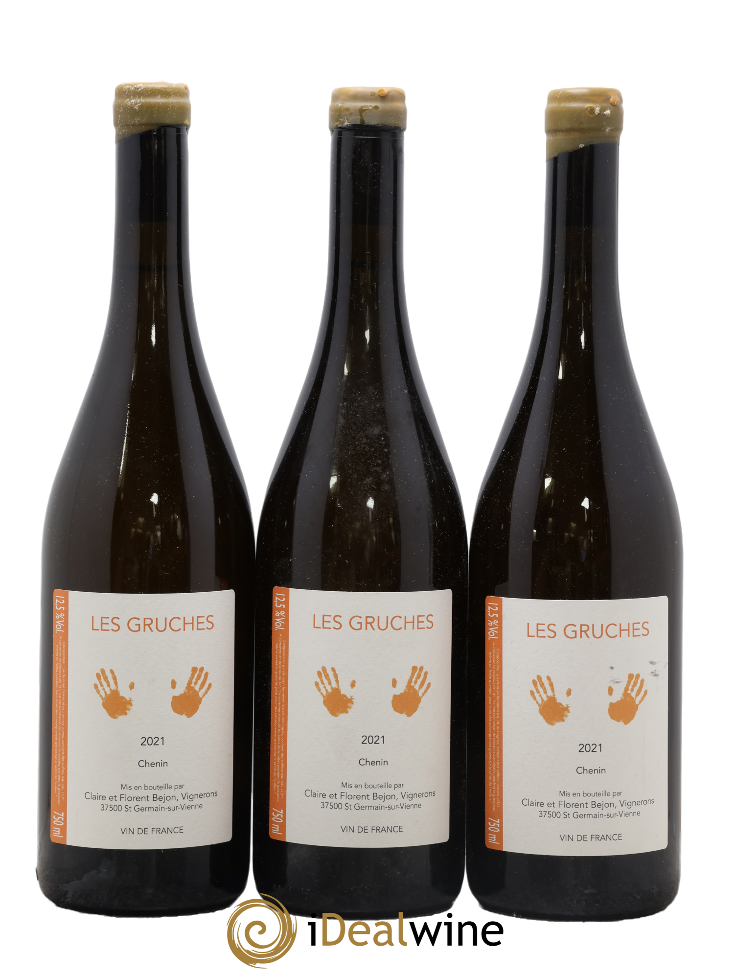 Vin de France Les Gruches Bejon 2021 - Posten von 3 Flaschen - 0
