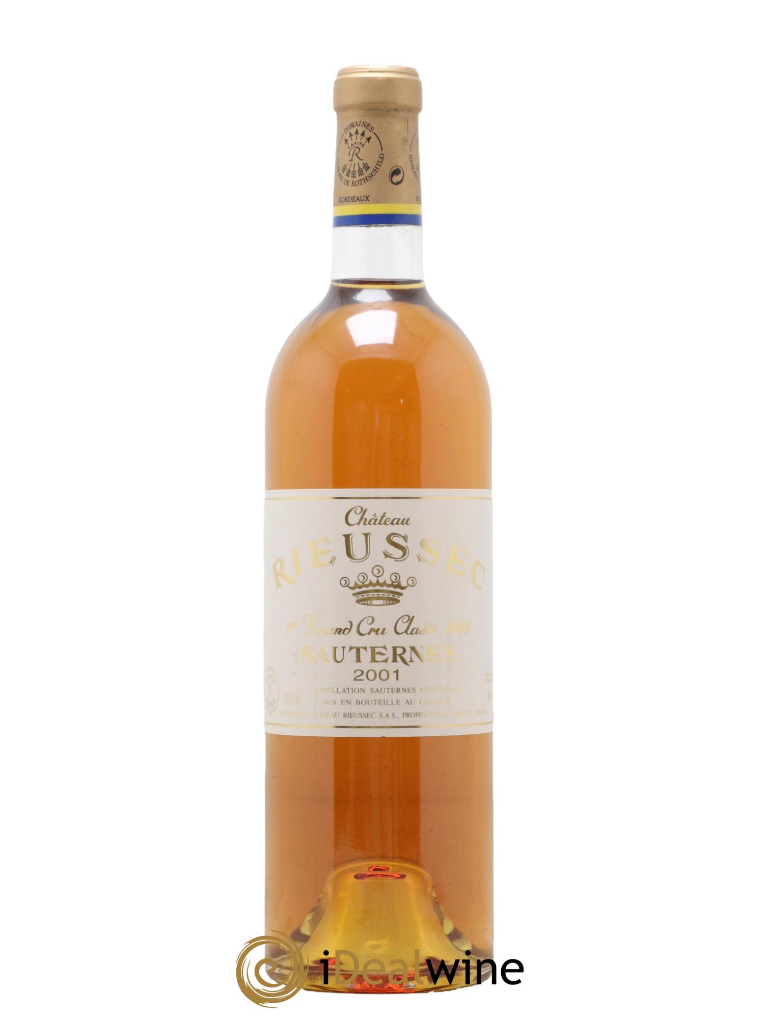 Château Rieussec 1er Grand Cru Classé 2001 - Posten von 1 Flasche - 0