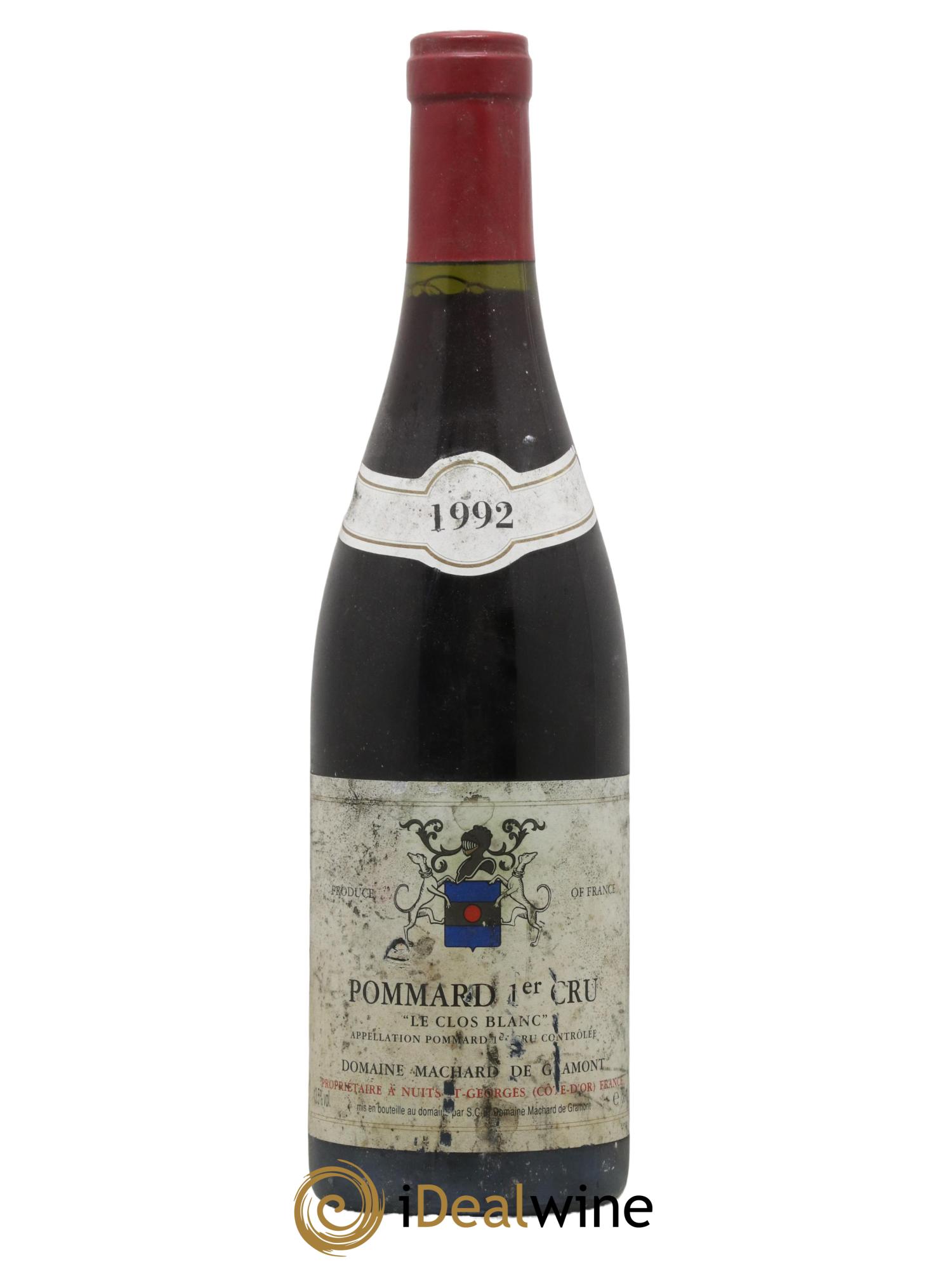 Pommard 1er Cru Le Clos Blanc Domaine Machard de Gramont 1992 - Lot de 1 bouteille - 0