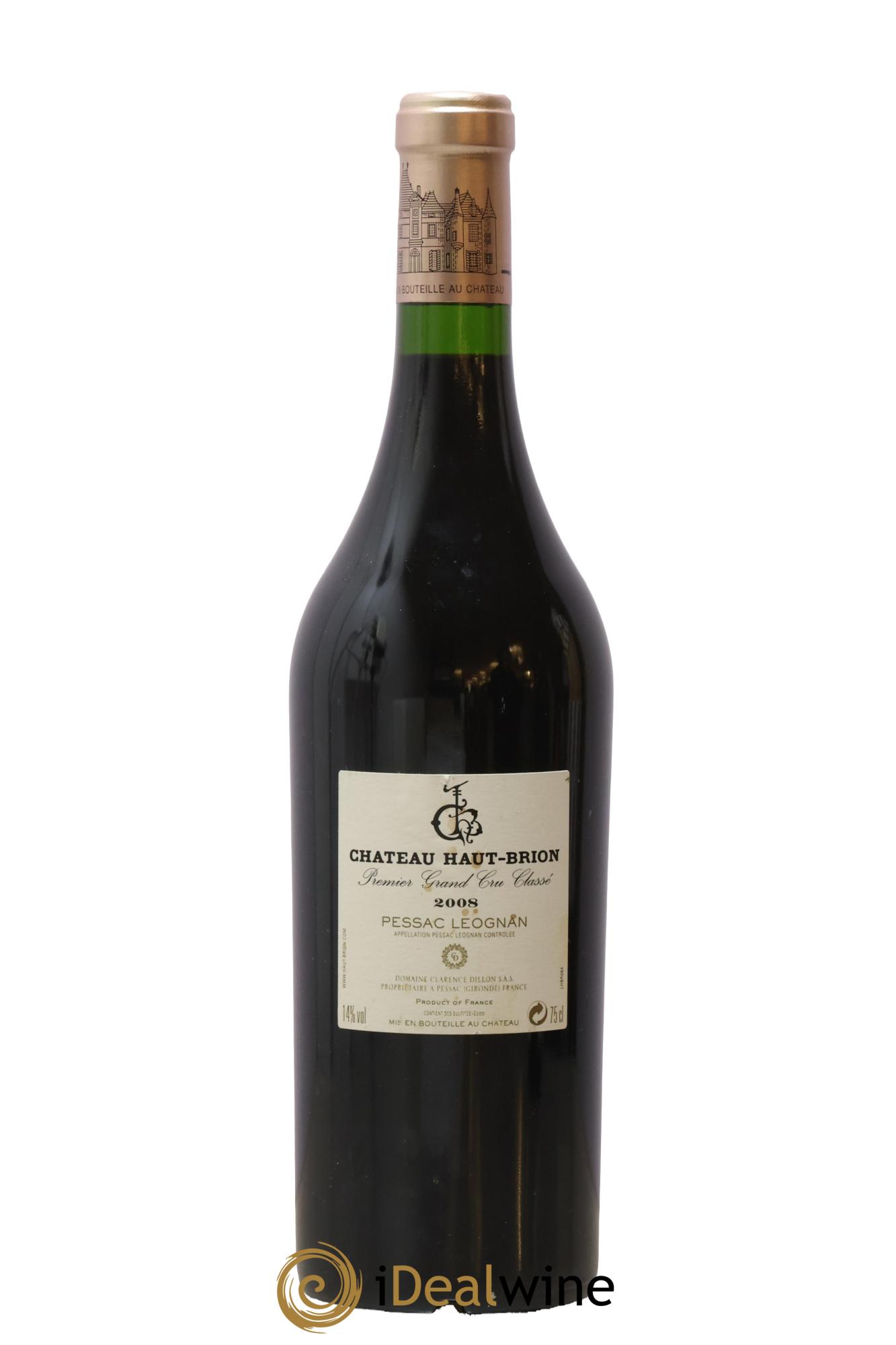 Château Haut Brion 1er Grand Cru Classé 2008 - Lot of 1 bottle - 1