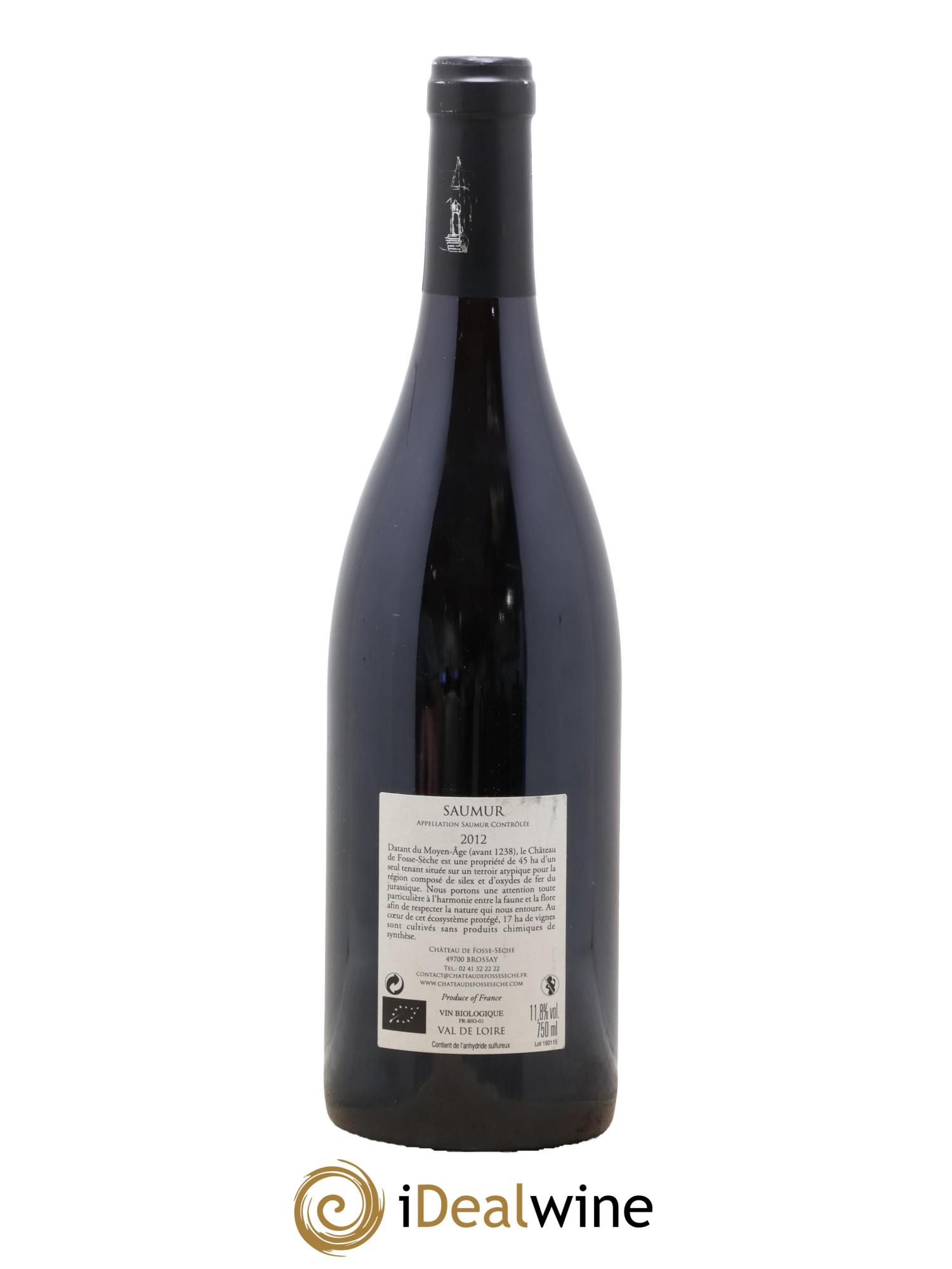 Saumur Eolithe Château de Fosse-Sèche 2012 - Lotto di 1 bottiglia - 1