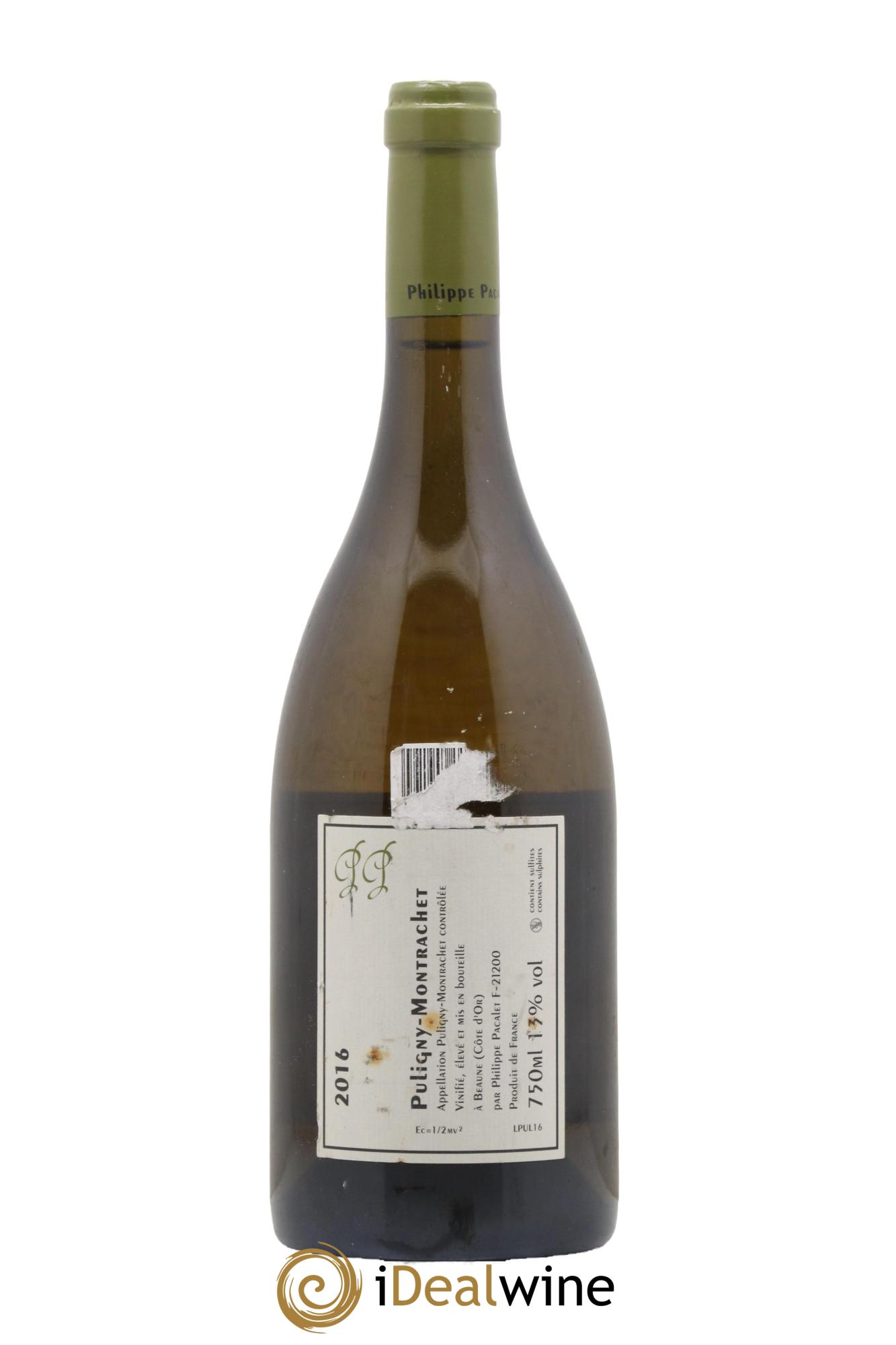 Puligny-Montrachet Philippe Pacalet 2016 - Lotto di 1 bottiglia - 1