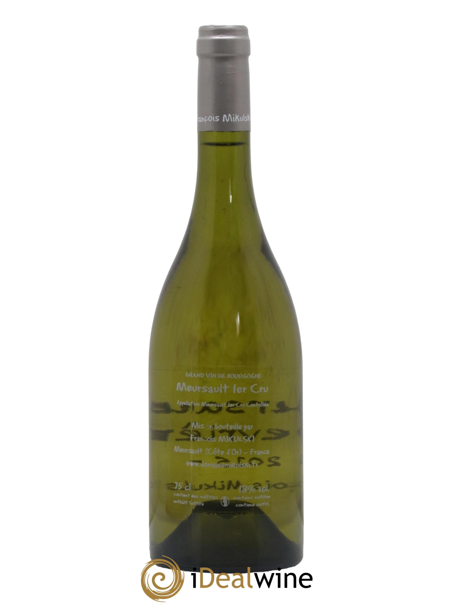 Meursault 1er Cru Les Genevrières François Mikulski 2015 - Posten von 1 Flasche - 1