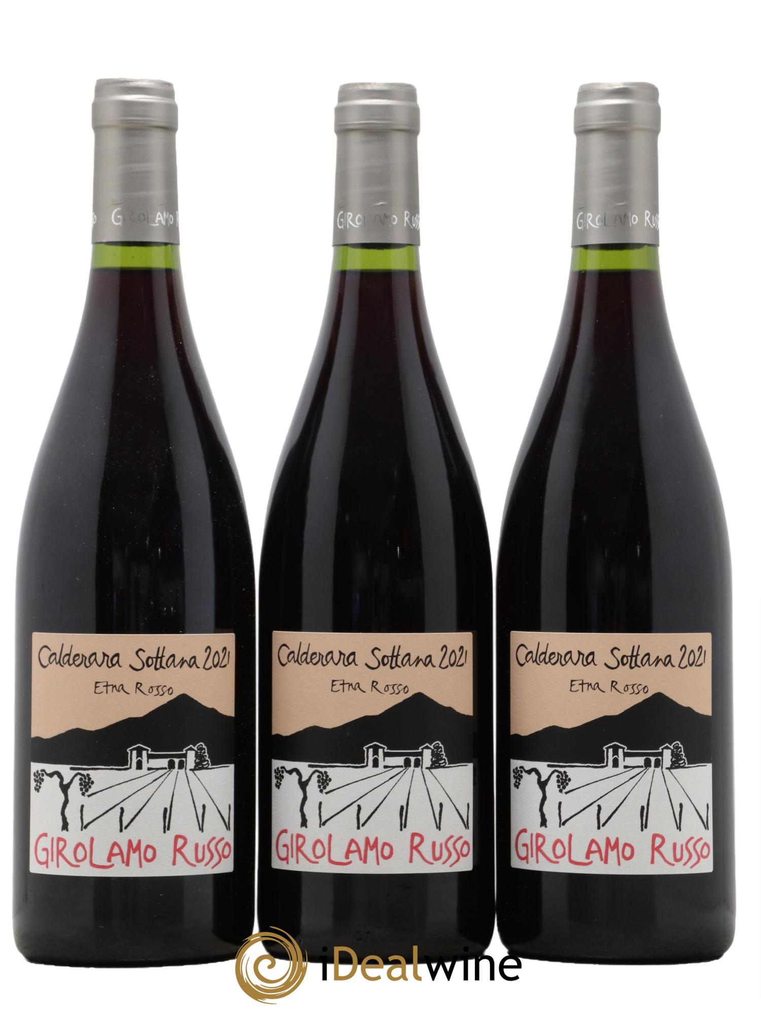Italie Etna Caldera Sottana Girolamo Russo 2021 - Lot de 3 bouteilles - 0