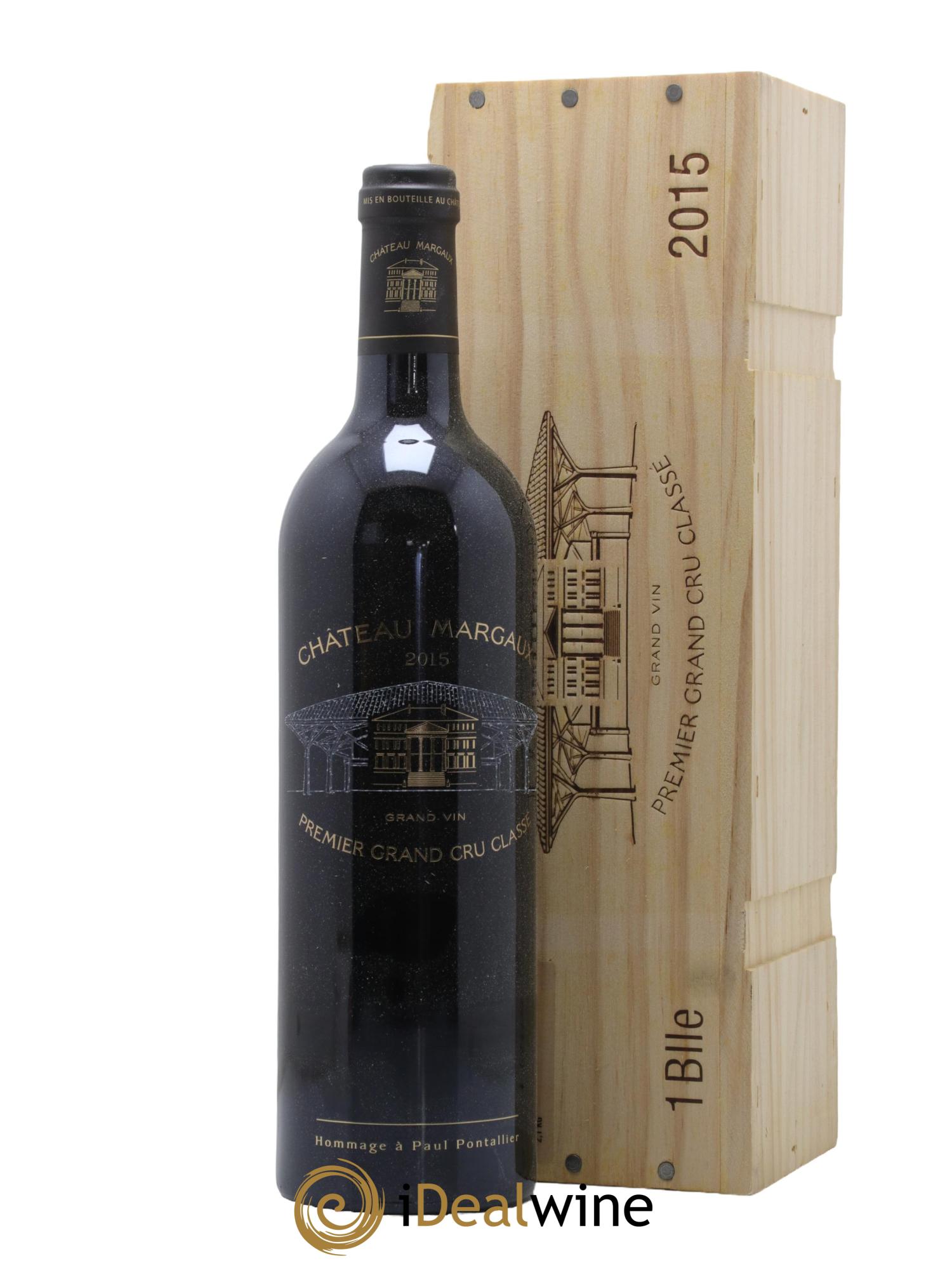 Château Margaux 1er Grand Cru Classé 2015 - Lot de 1 bouteille - 0
