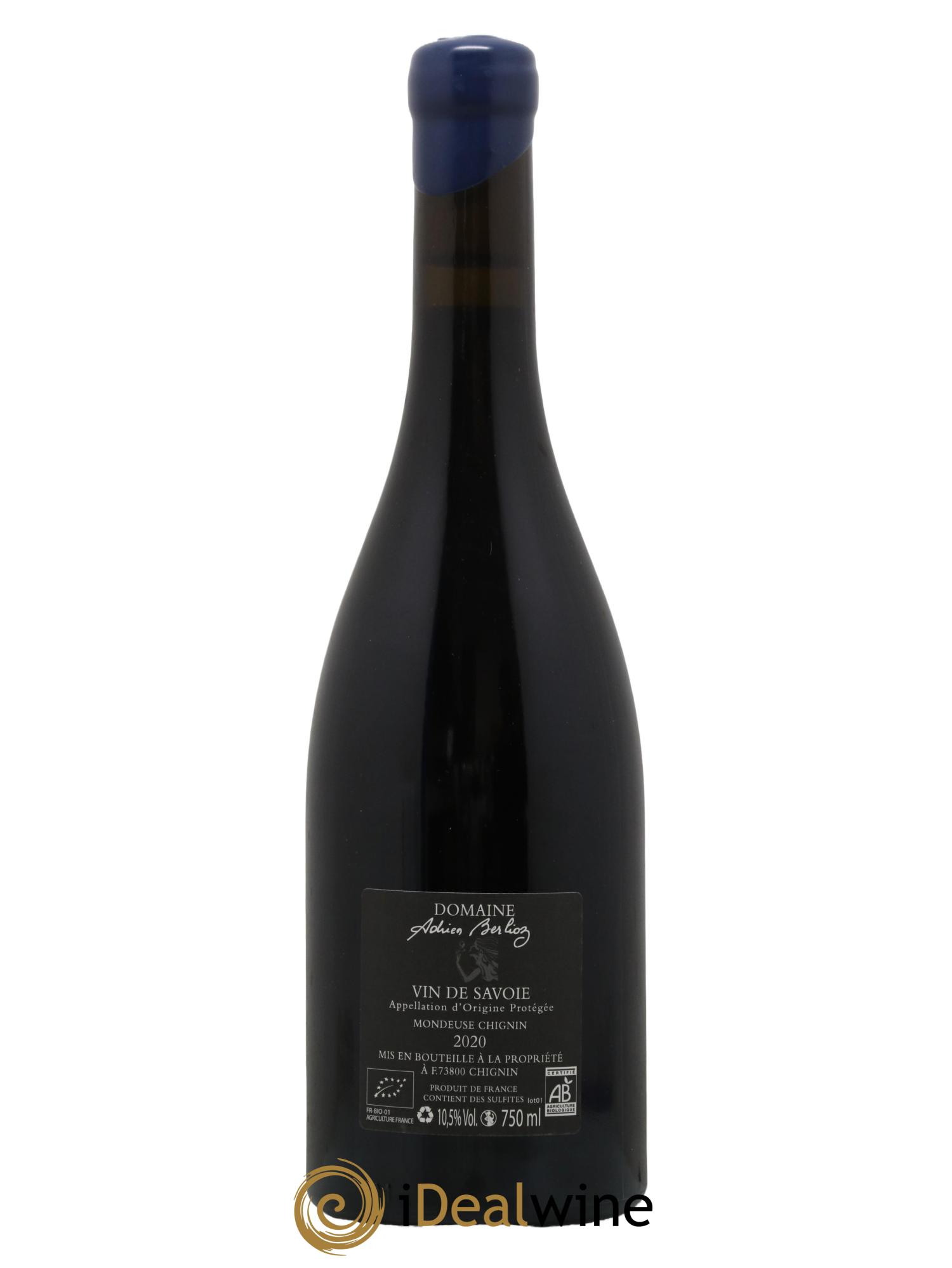 Vin de Savoie Mondeuse Cuvée Rosa Adrien Berlioz 2020 - Lot de 1 bouteille - 1