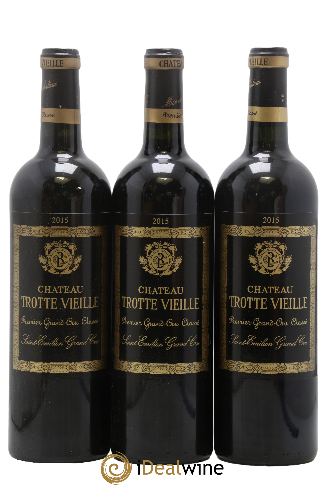 Château Trotte Vieille 1er Grand Cru Classé B 2015 - Lotto di 3 bottiglie - 0
