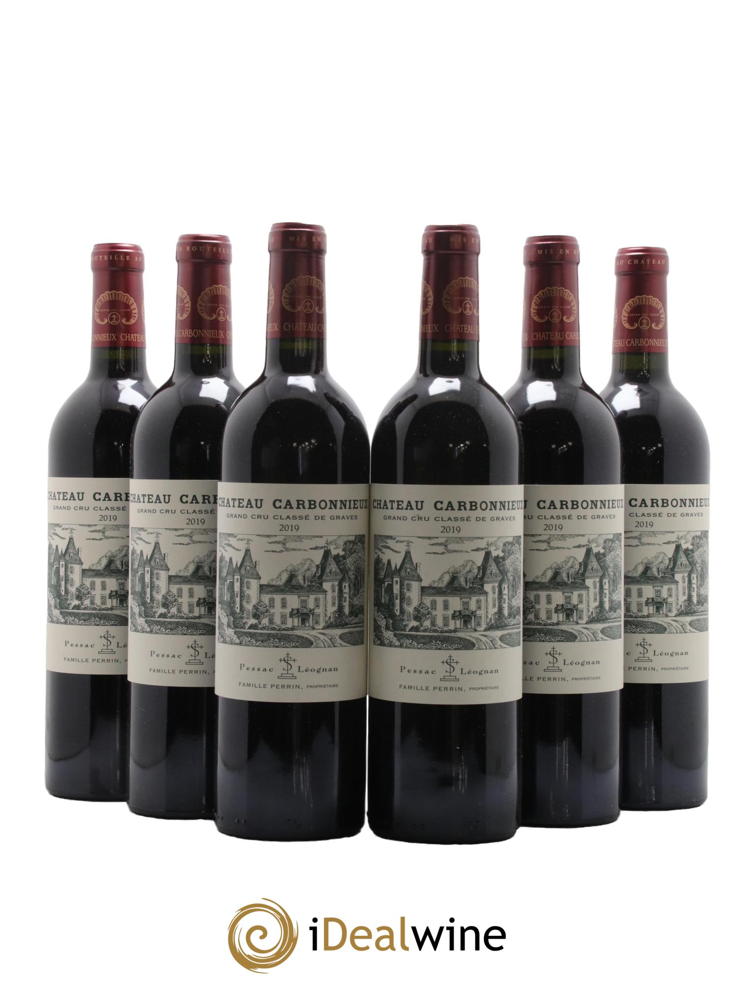 Château Carbonnieux Cru Classé de Graves 2019 - Lot de 6 bouteilles - 0