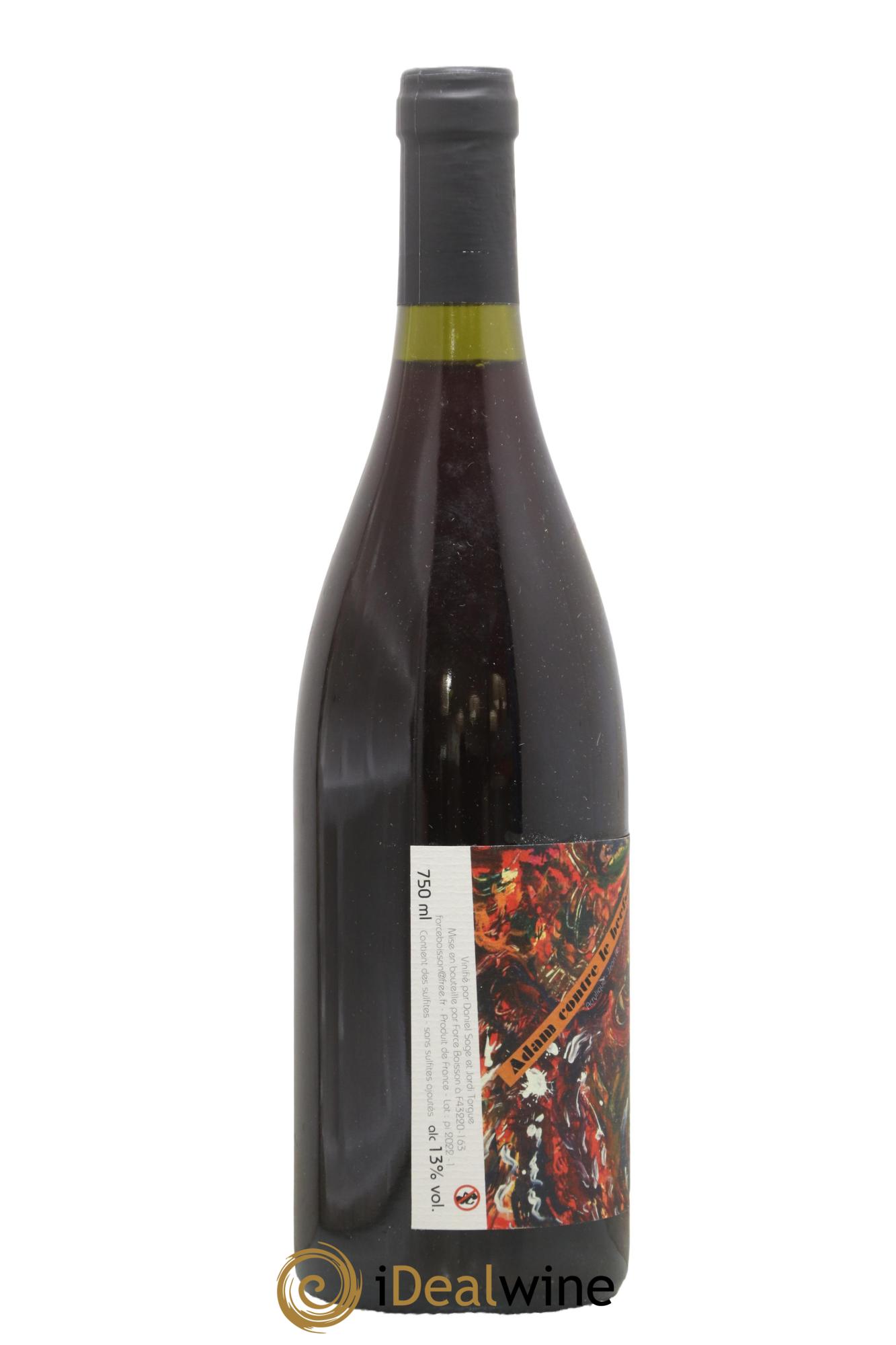 Vin de France Adam Contre le Beefsteak Daniel Sage 2021 - Lot de 1 bouteille - 1