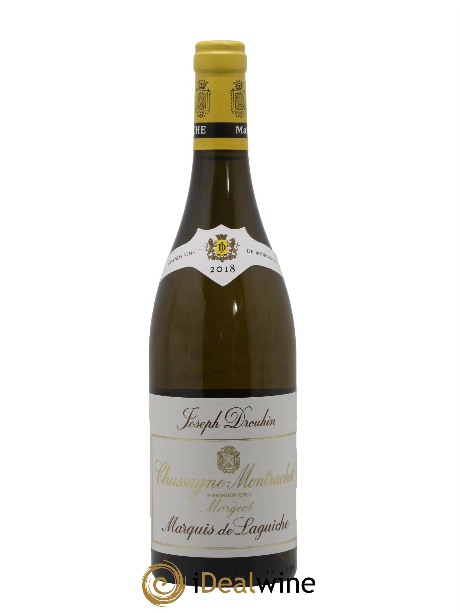 Chassagne-Montrachet 1er Cru Morgeot - Marquis de Laguiche Joseph Drouhin 2018 - Lot de 1 bouteille - 0