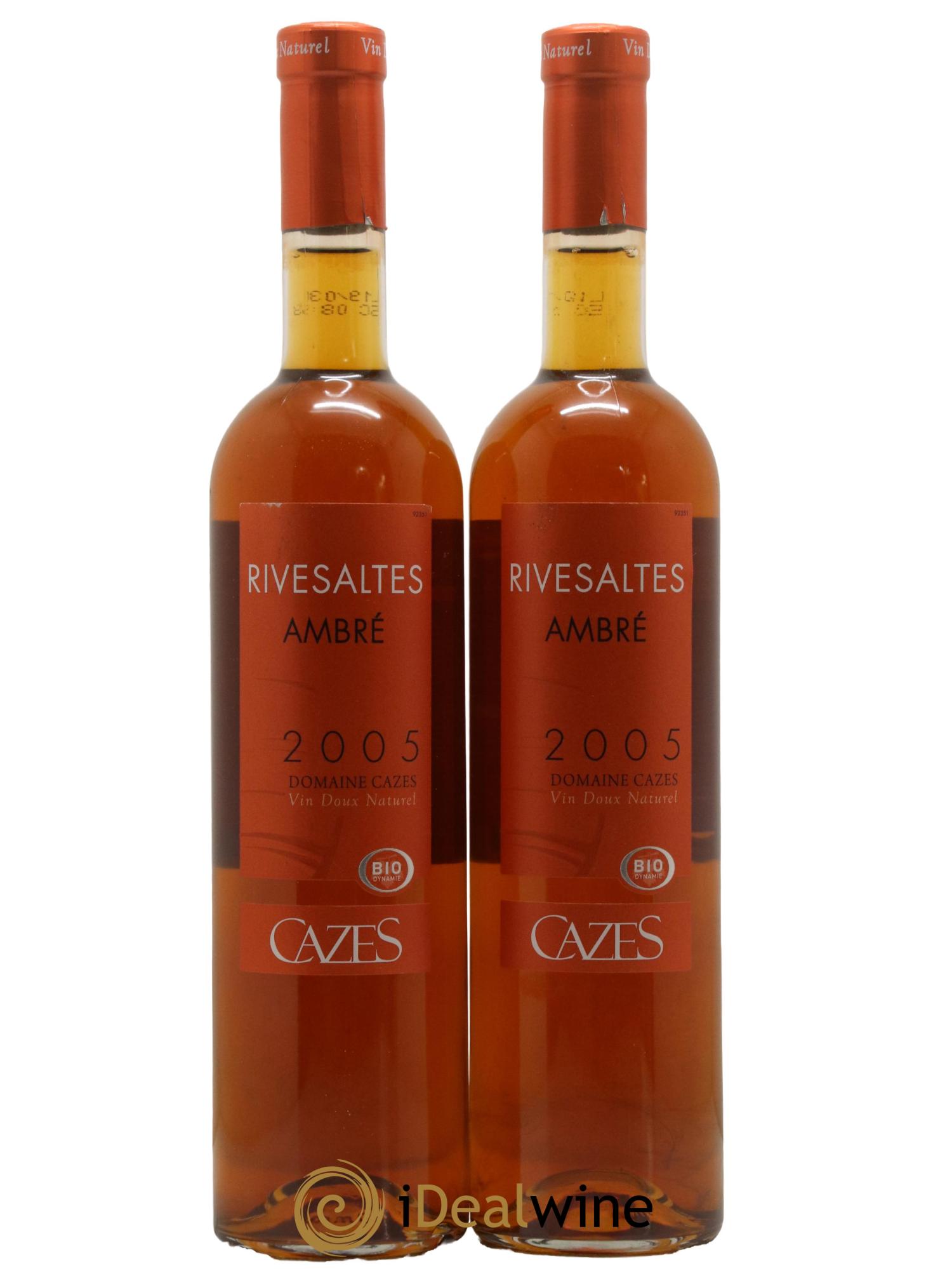 Rivesaltes Cazes 2005 - Posten von 2 Flaschen - 0