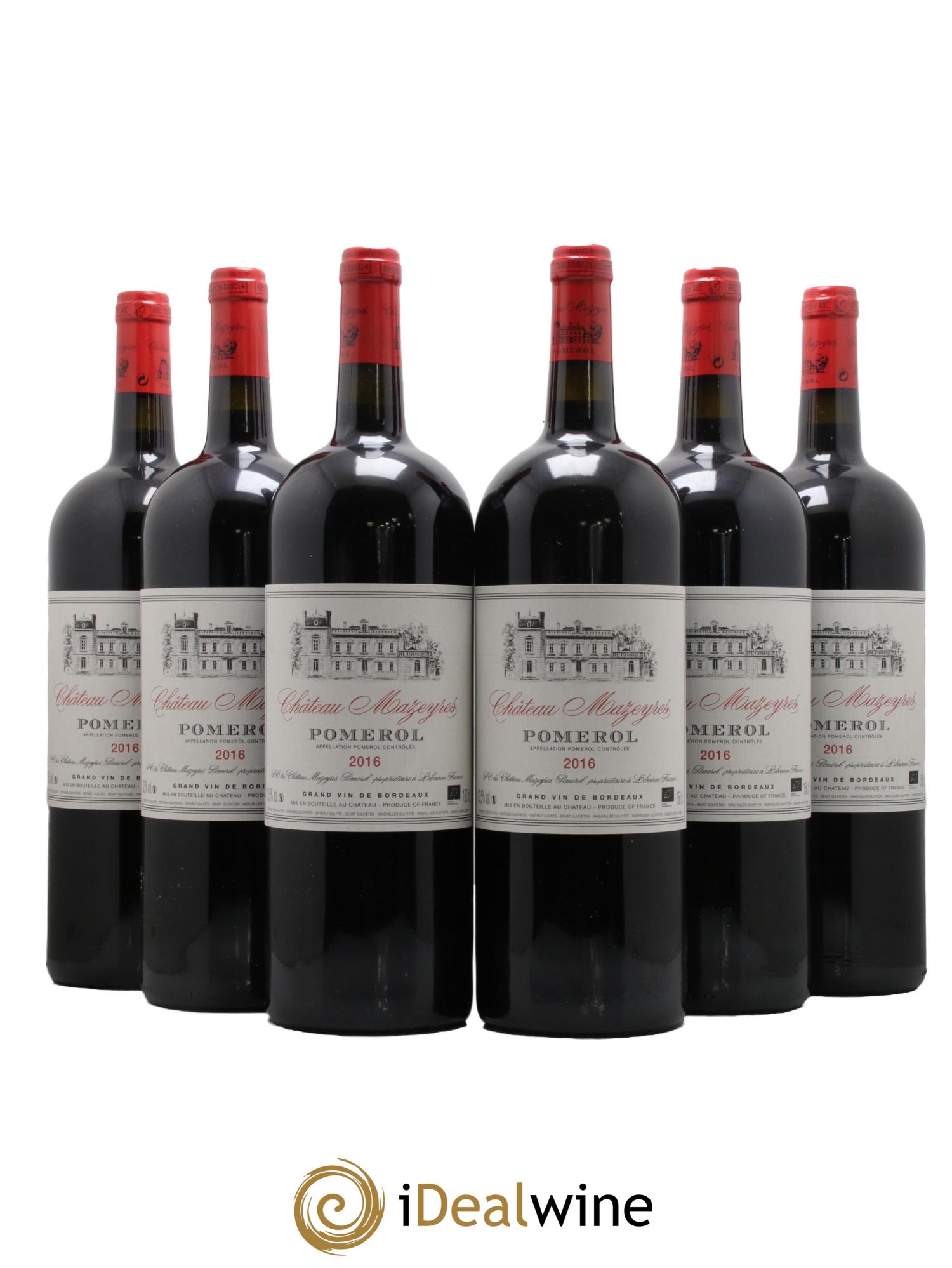 Château Mazeyres 2016 - Lot de 6 magnums - 0
