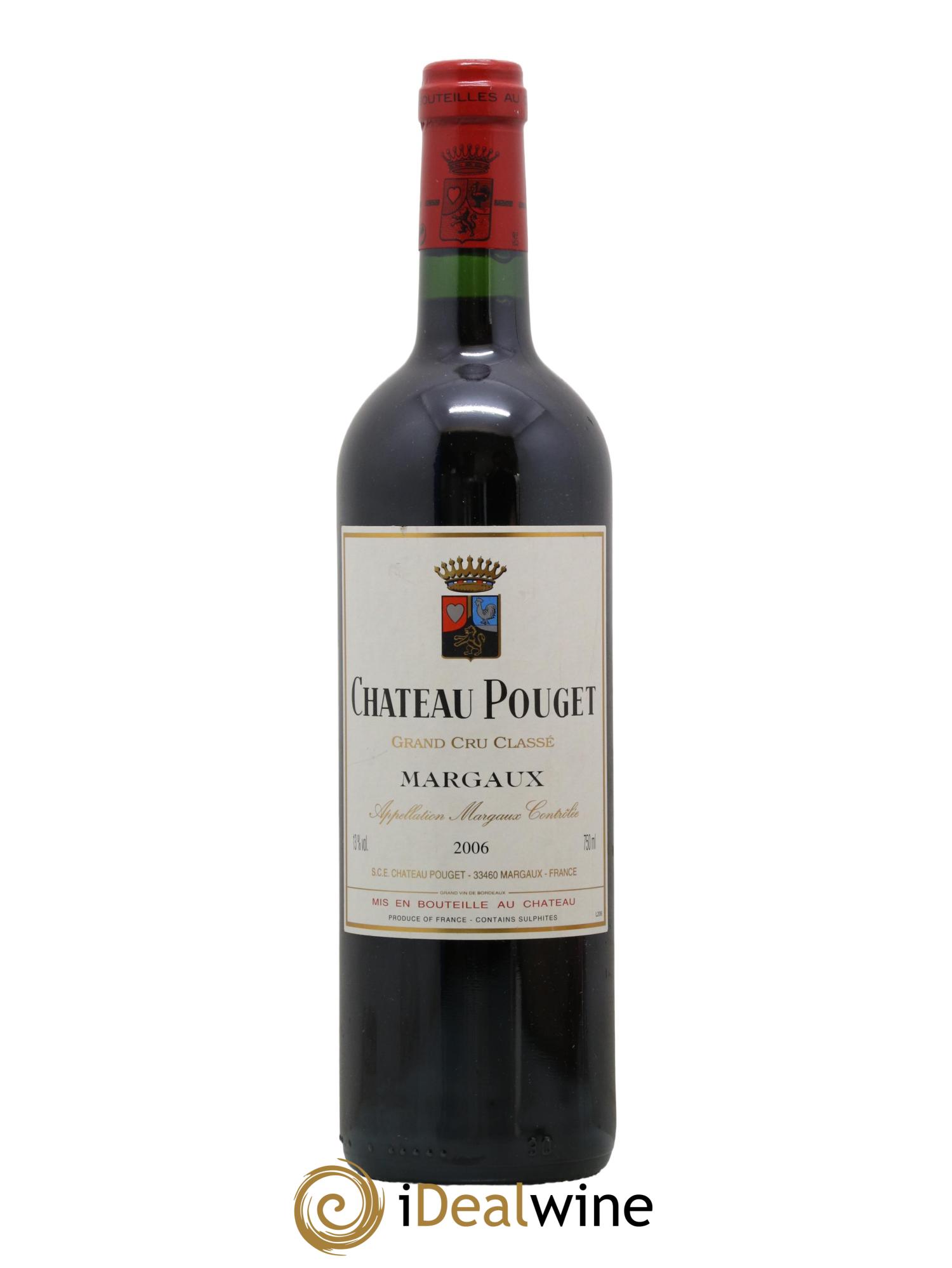 Château Pouget 4ème Grand Cru Classé 2006 - Lot de 1 bouteille - 0