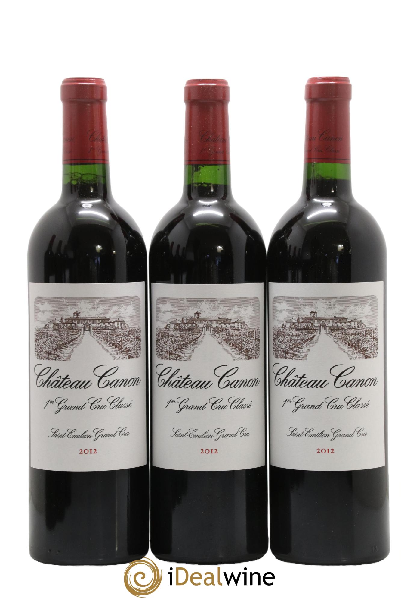 Château Canon 1er Grand Cru Classé B 2012 - Lot of 12 bottles - 3