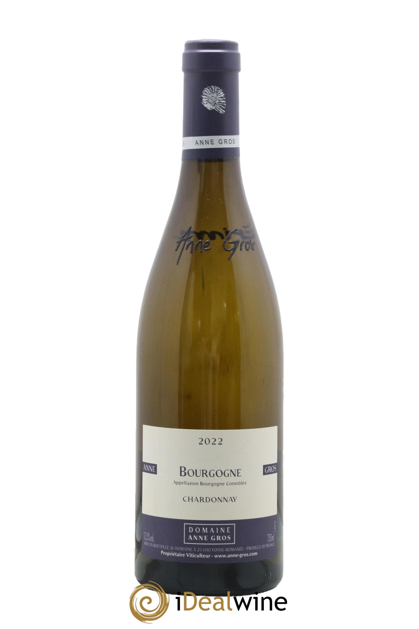 Bourgogne Chardonnay Anne Gros 2022 - Lot de 1 bouteille - 0