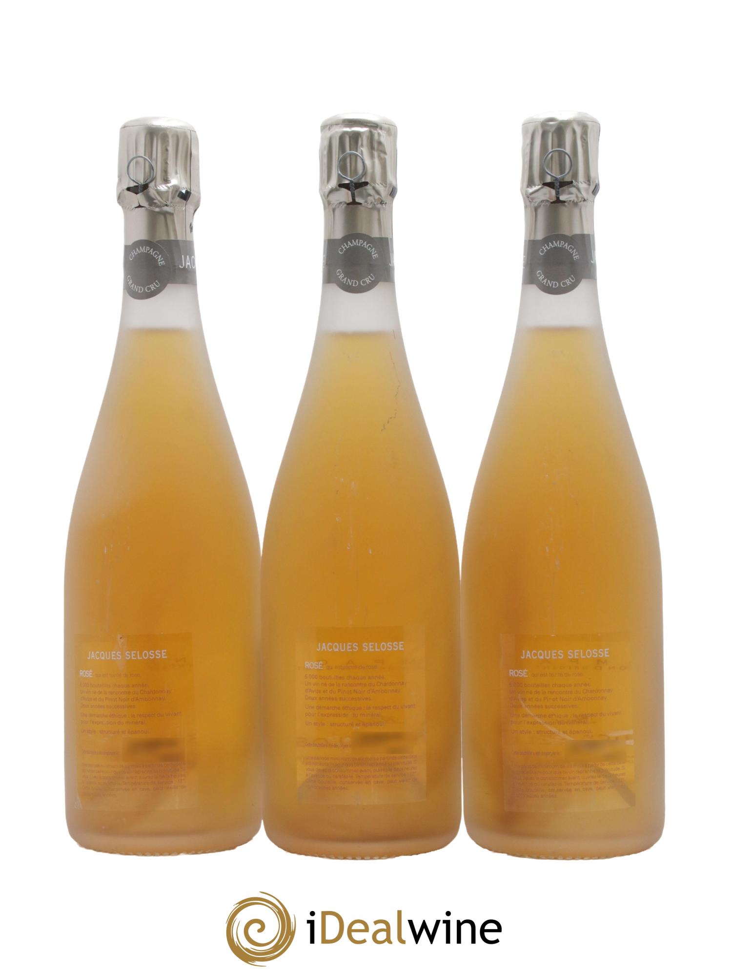 Rosé Brut Jacques Selosse - Posten von 3 Flaschen - 1