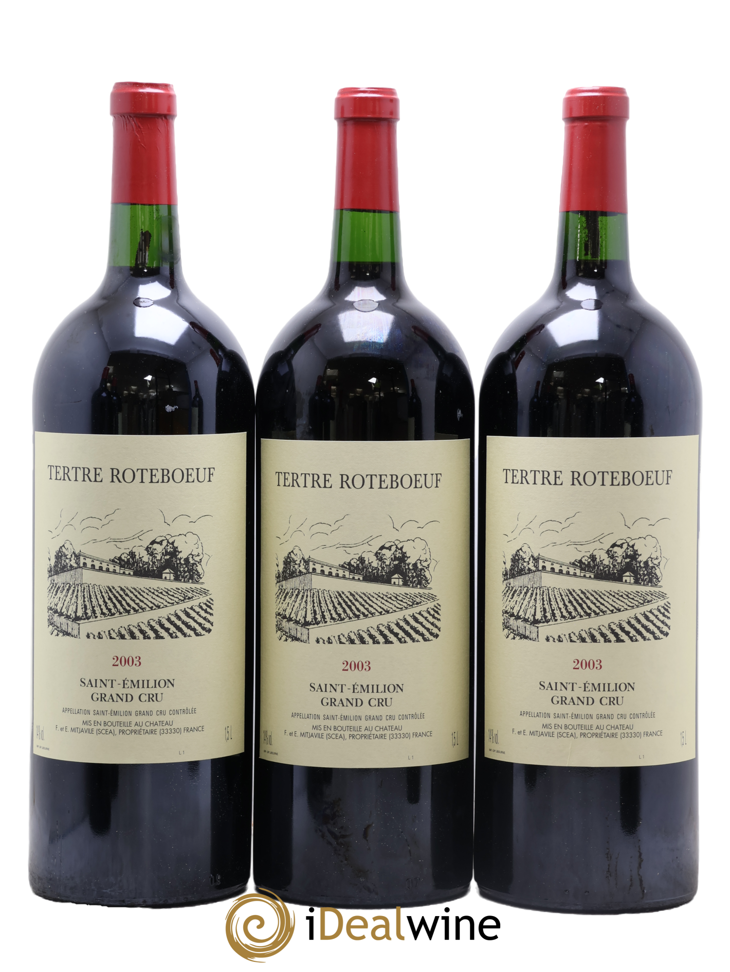Château Tertre Roteboeuf 2003 - Lot de 6 magnums - 2