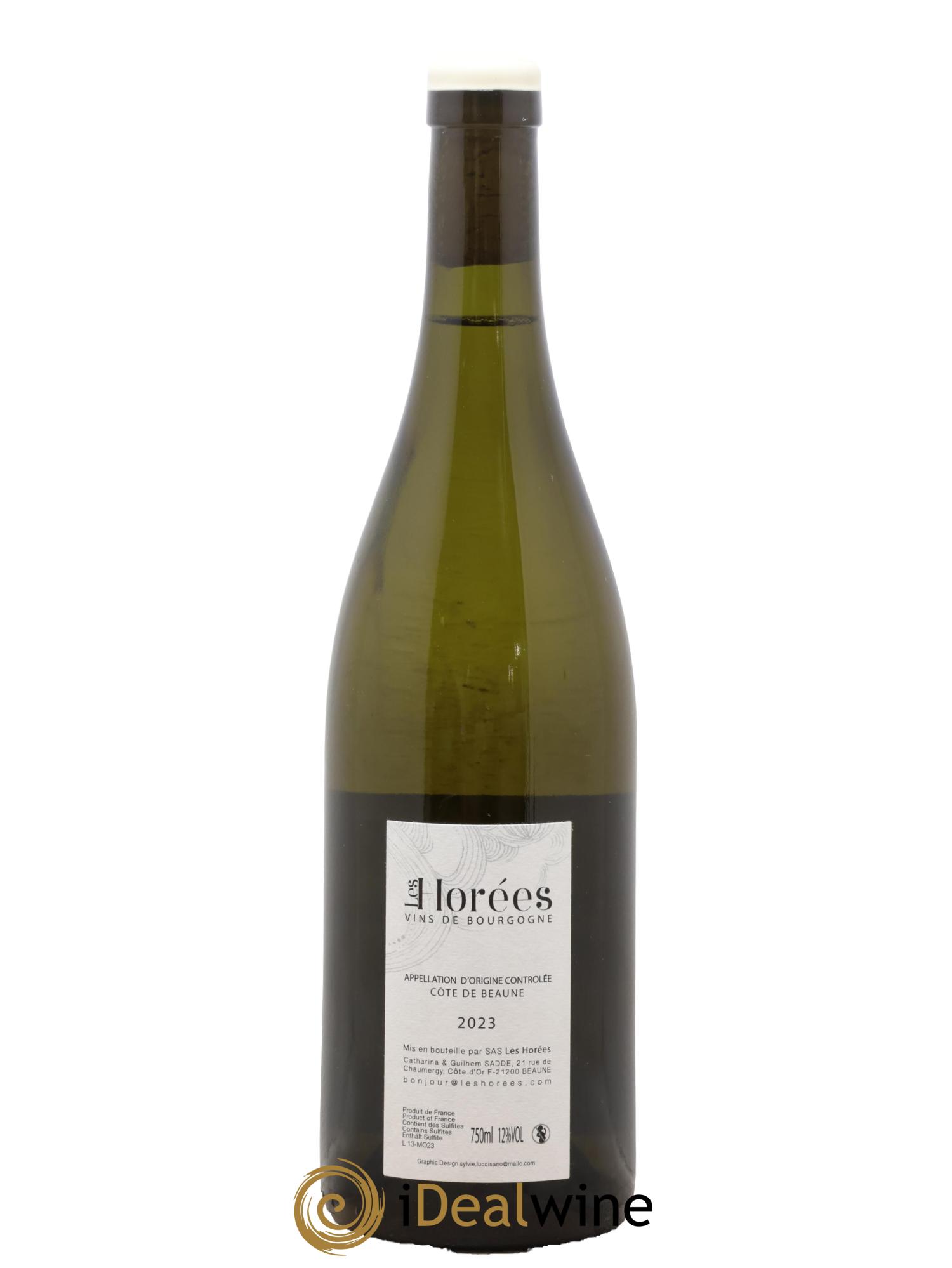 Côte de Beaune Les Monsnières Les Horées 2023 - Lot de 1 bouteille - 1
