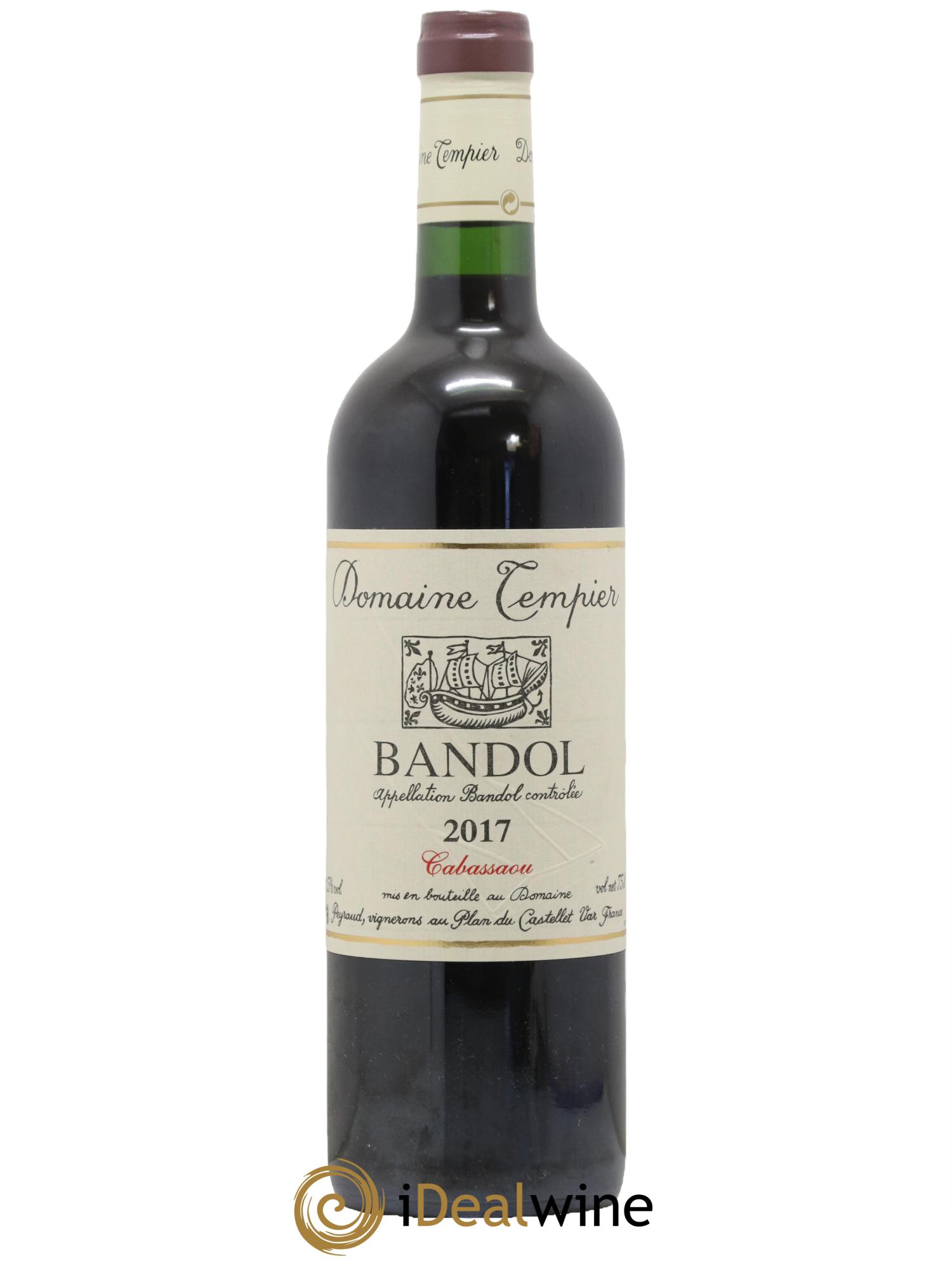 Bandol Domaine Tempier Cuvée Cabassaou Famille Peyraud 2017 - Lot de 1 bouteille - 0