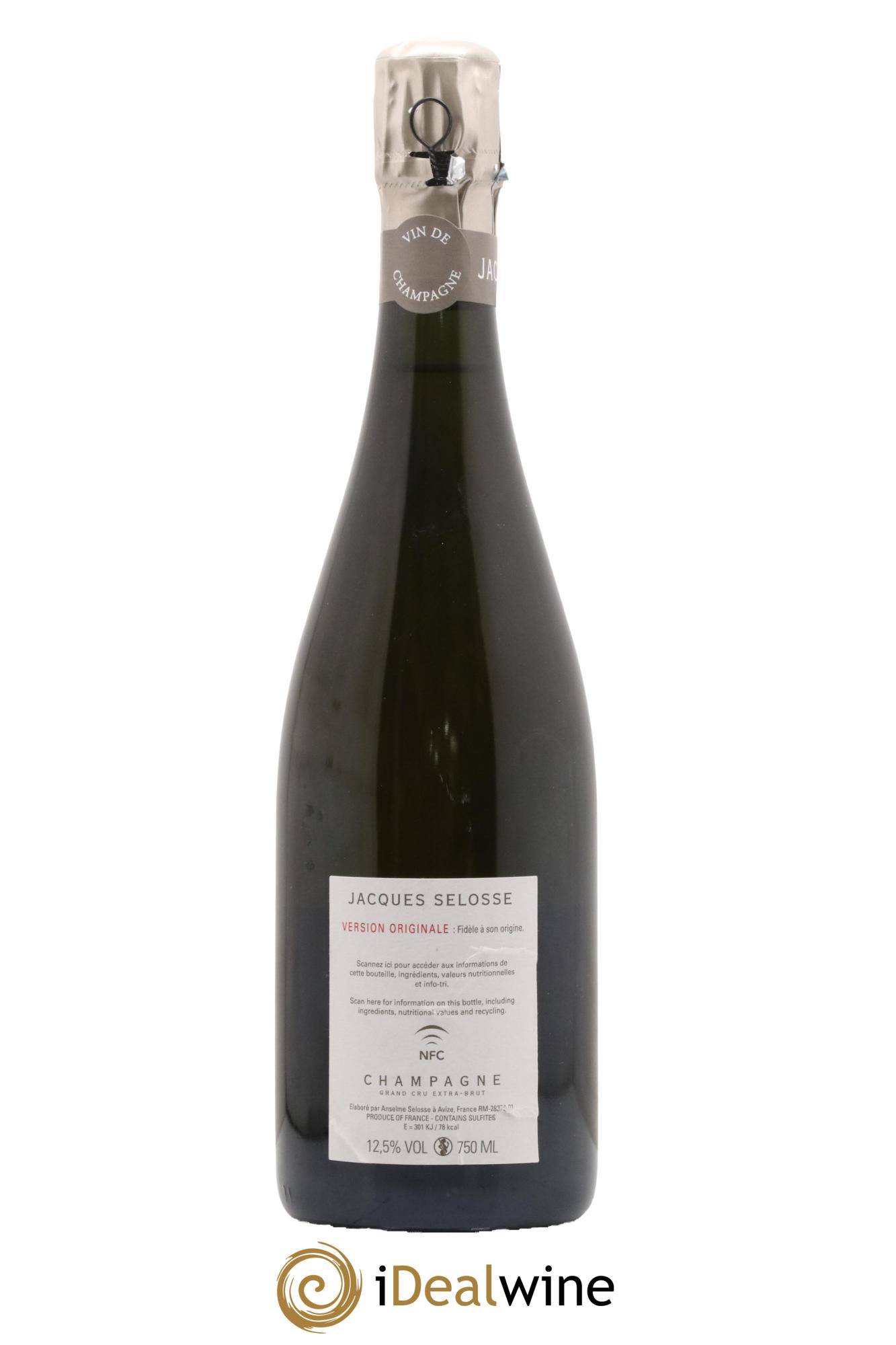 Version Originale Jacques Selosse - Posten von 1 Flasche - 1