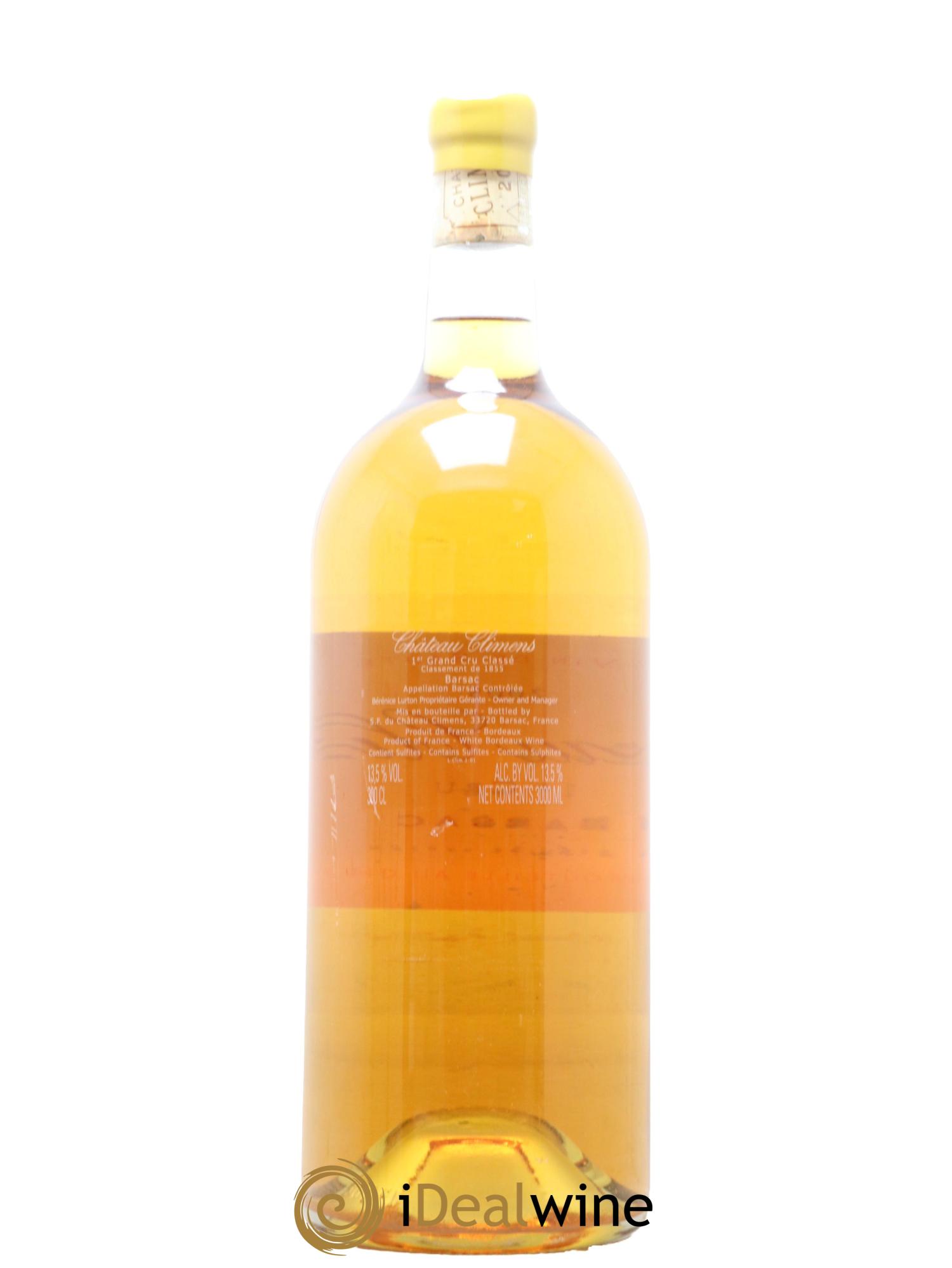 Château Climens 1er Grand Cru Classé 2005 - Lotto di 1 jéroboam - 1
