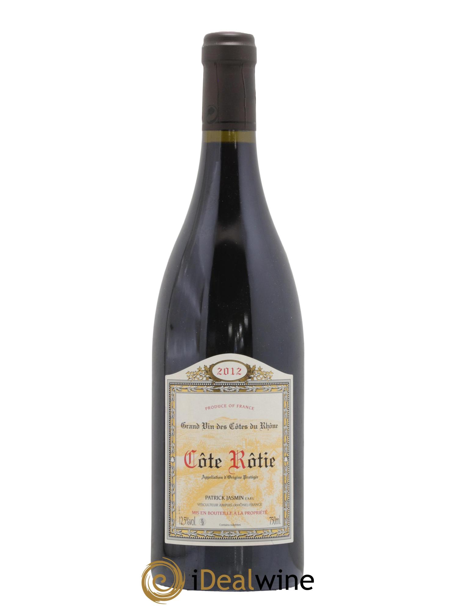 Côte-Rôtie Jasmin (Domaine) 2012 - Lot de 1 bouteille - 0