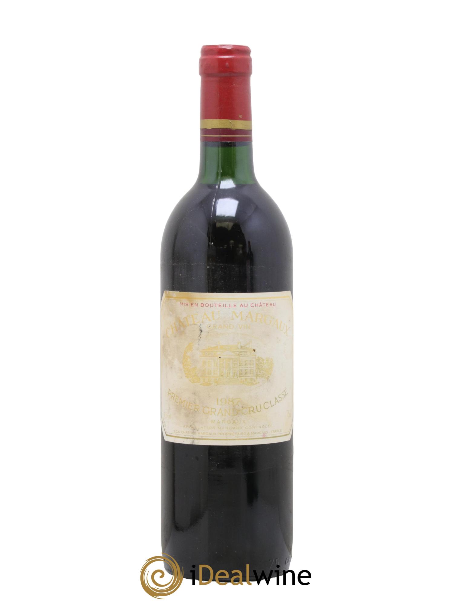 Château Margaux 1er Grand Cru Classé 1987 - Lot de 1 bouteille - 0