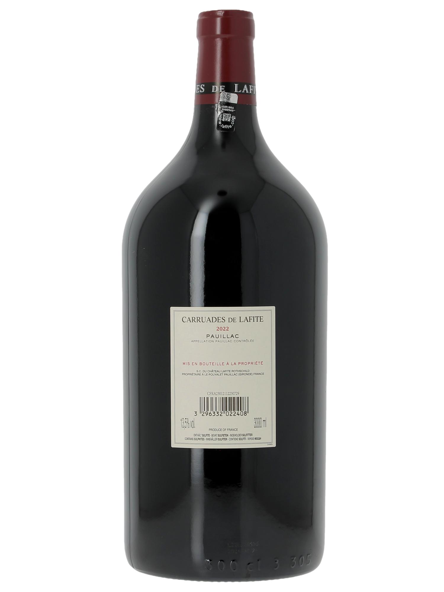 Carruades de Lafite Rothschild Second Vin 2022 - Lot de 1 double magnum - 2