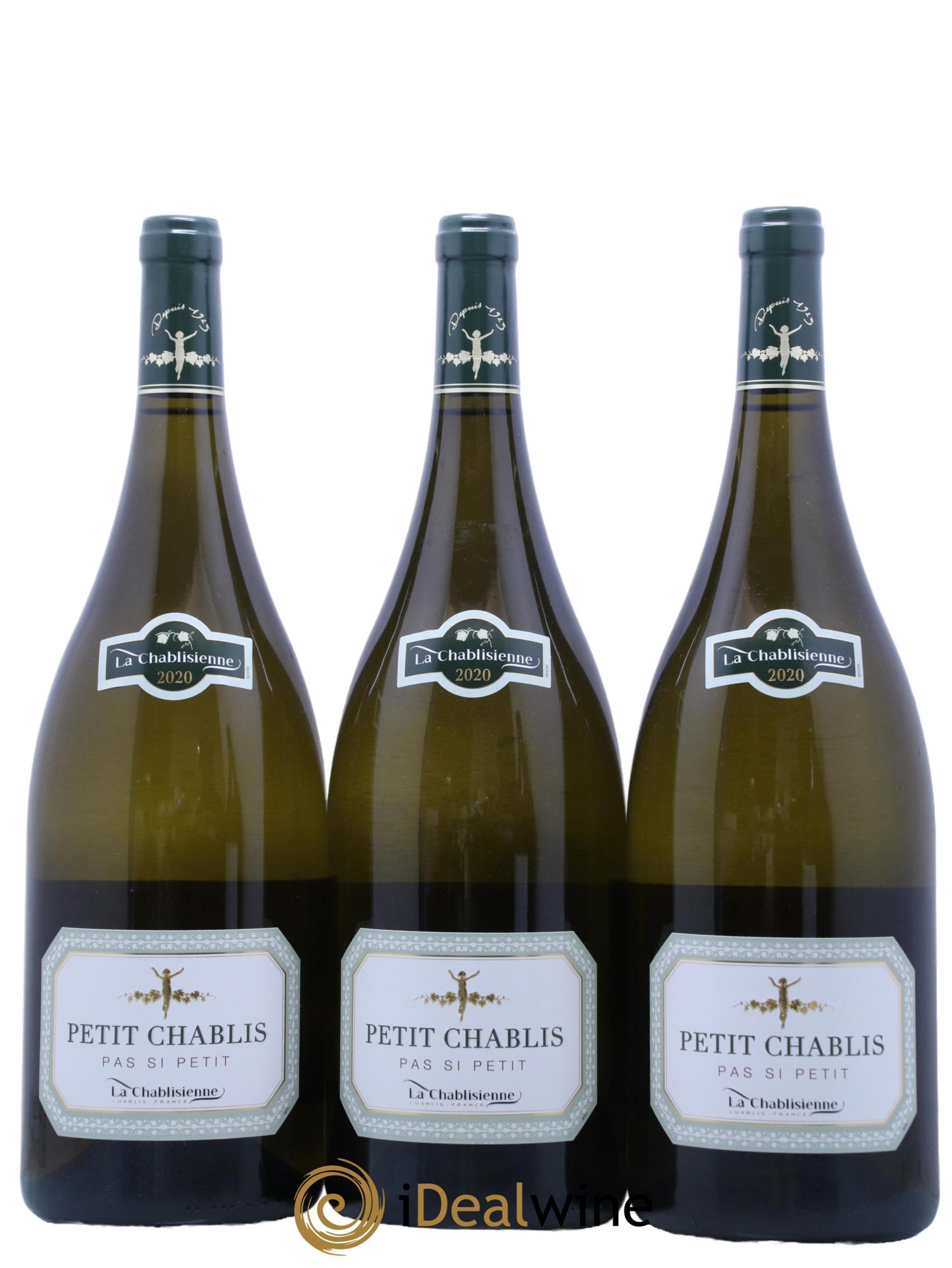 Petit Chablis Pas si petit La Chablisienne 2020 - Lot de 3 magnums - 0