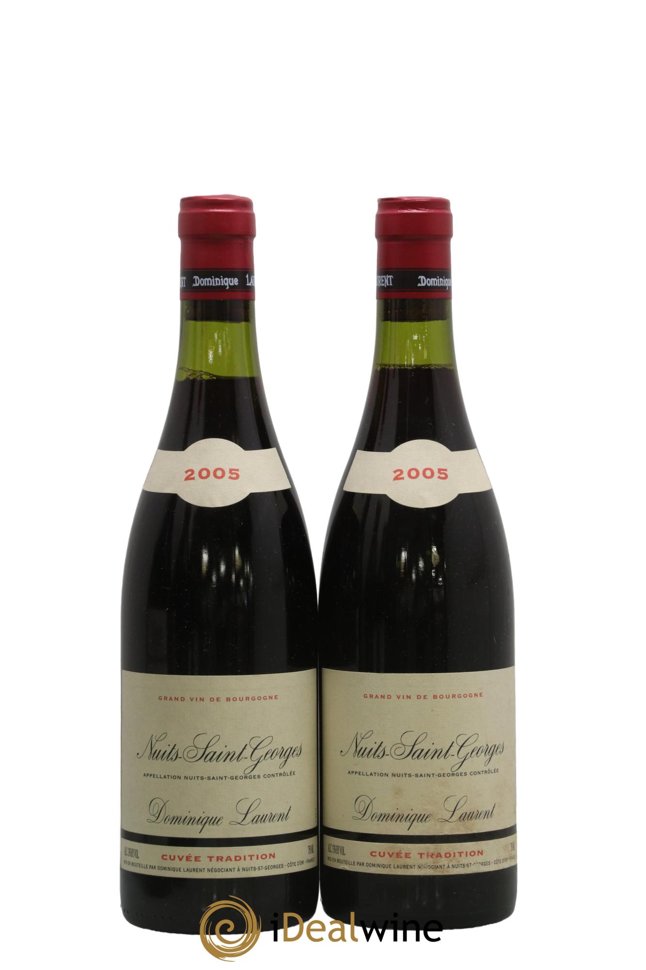 Nuits-Saint-Georges Dominique Laurent Tradition 2005 - Lot of 2 bottles - 0