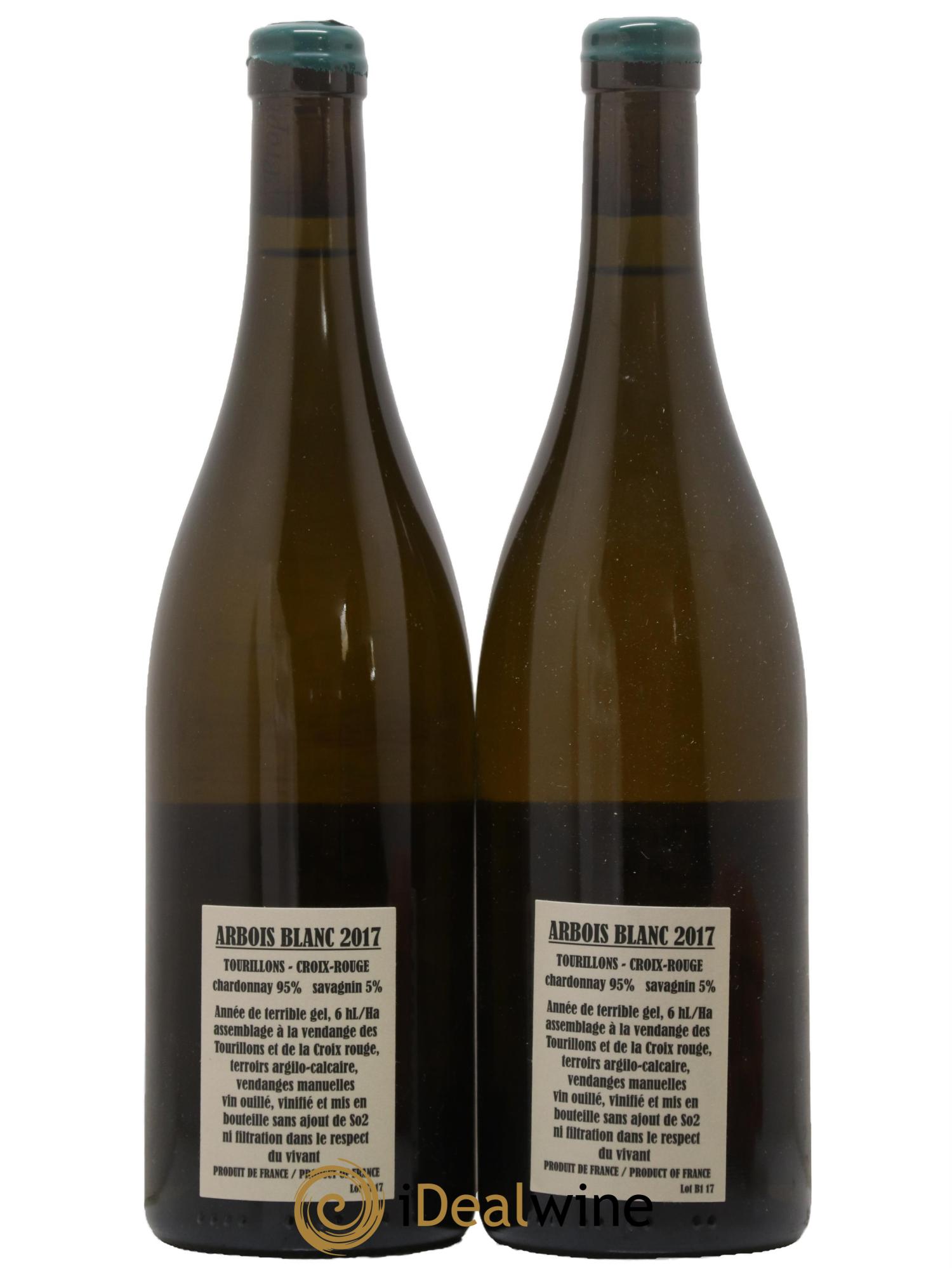Arbois Tourillons-Croix Rouge Adeline Houillon & Renaud Bruyère 2017 - Lot de 2 bouteilles - 1