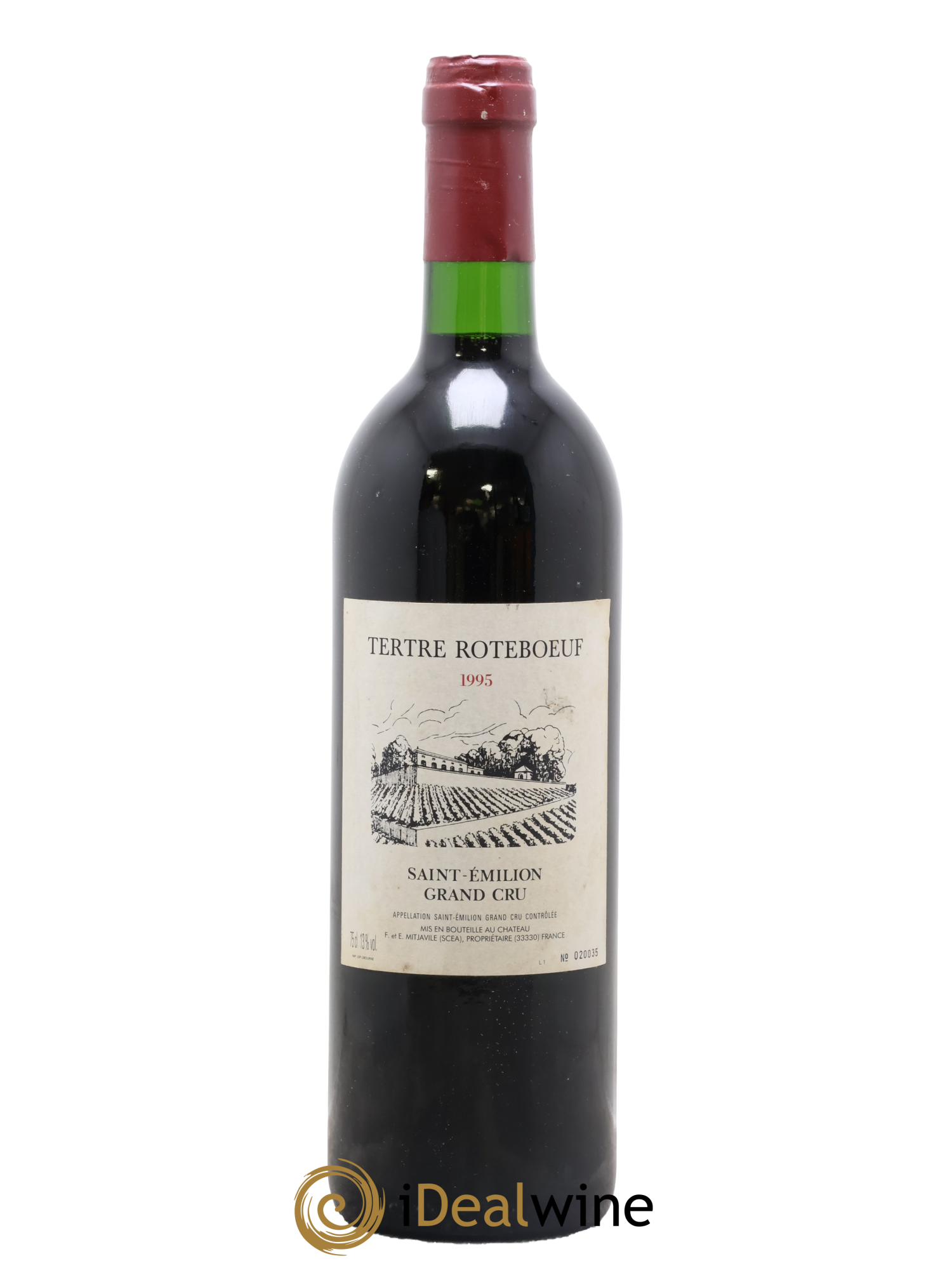 Château Tertre Roteboeuf 1995 - Lot de 1 bouteille - 0