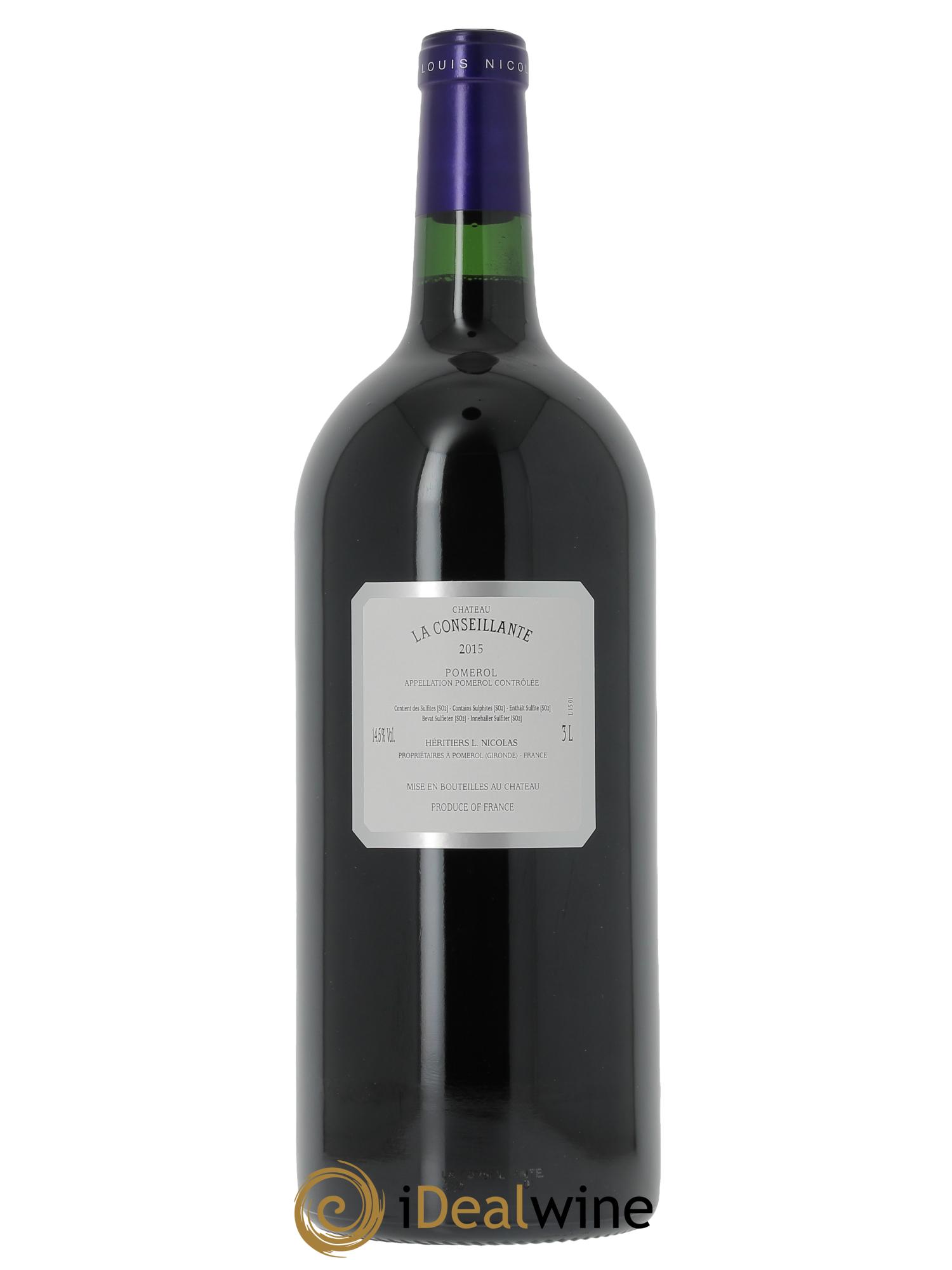 Château la Conseillante  2015 - Lotto di 1 jéroboam - 1