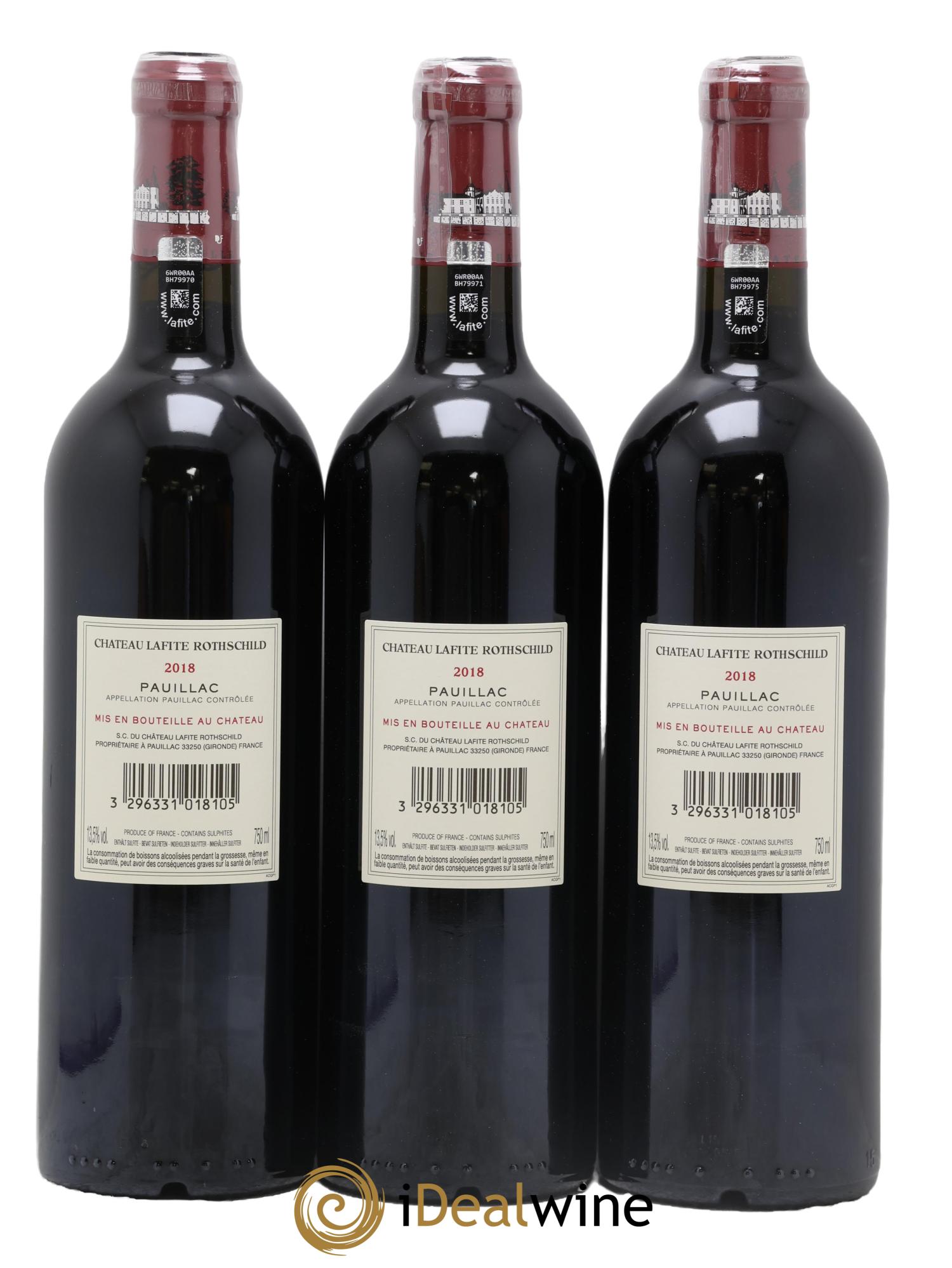 Château Lafite Rothschild 1er Grand Cru Classé 2018 - Lotto di 6 bottiglie - 4