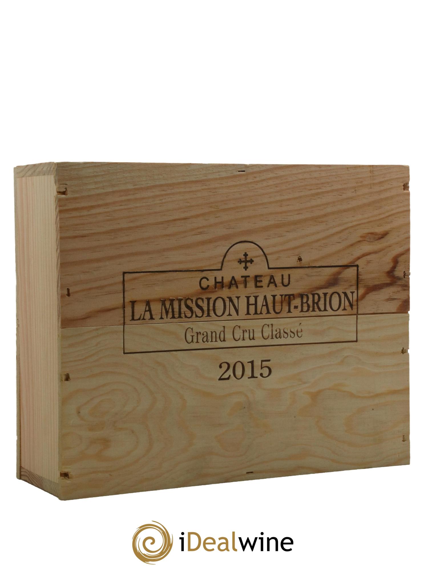 Château la Mission Haut-Brion Cru Classé de Graves 2015 - Lot of 3 bottles - 3