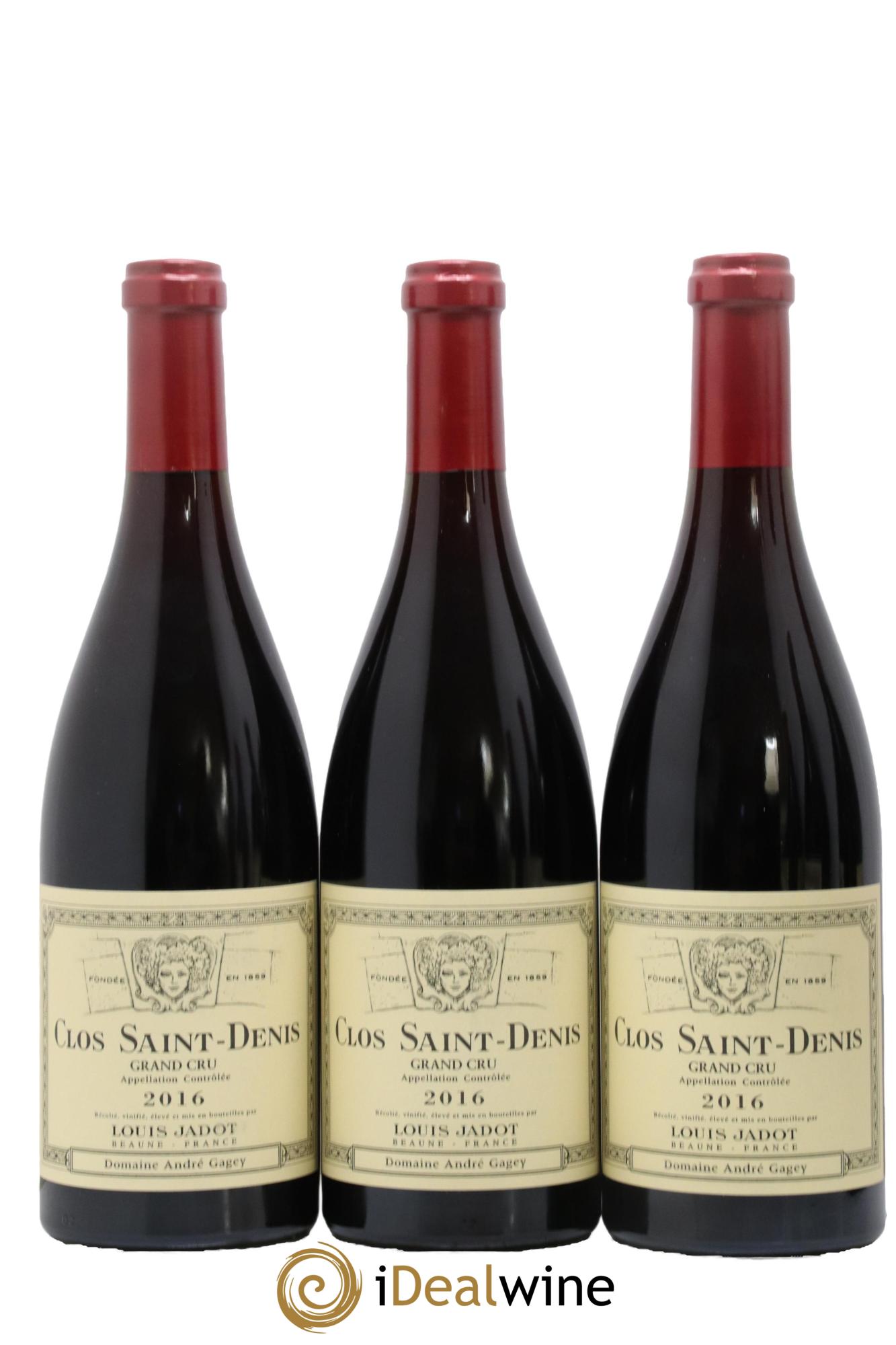 Clos Saint-Denis Grand Cru Maison Louis Jadot  2016 - Lot of 6 bottles - 1