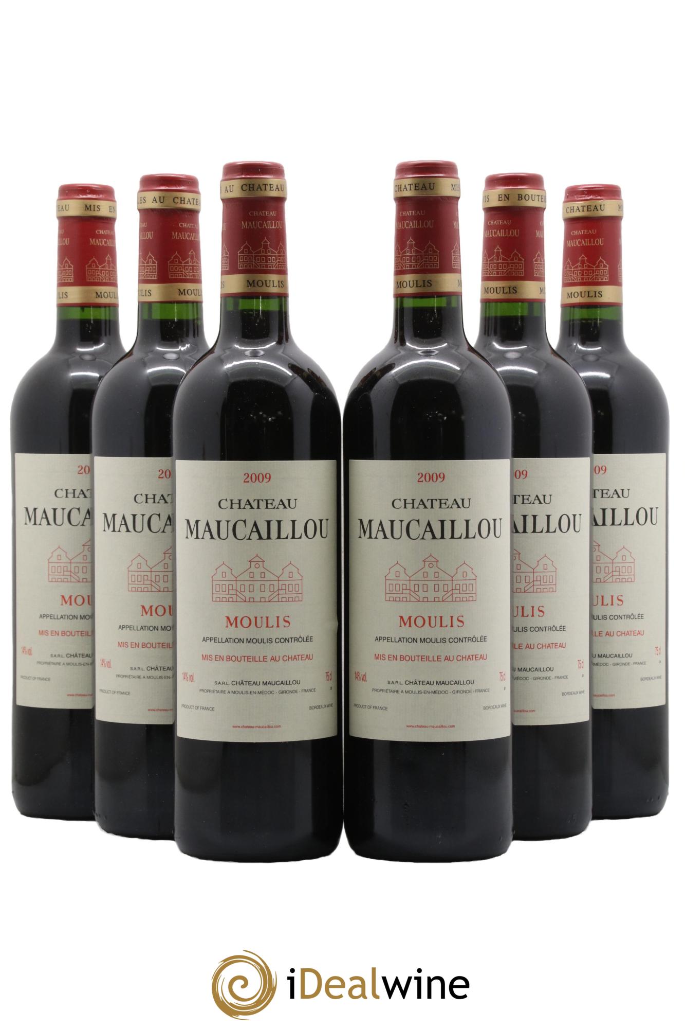 Château Maucaillou 2009 - Lotto di 6 bottiglie - 0
