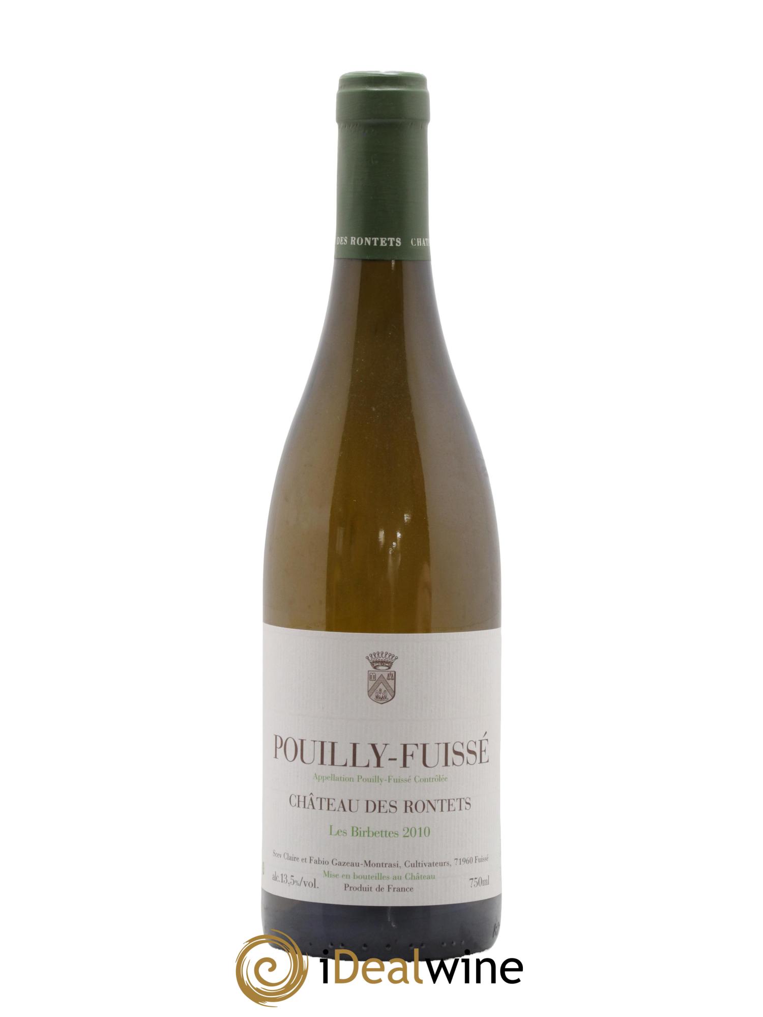 Pouilly-Fuissé Les Birbettes Château des Rontets 2010 - Lotto di 1 bottiglia - 0