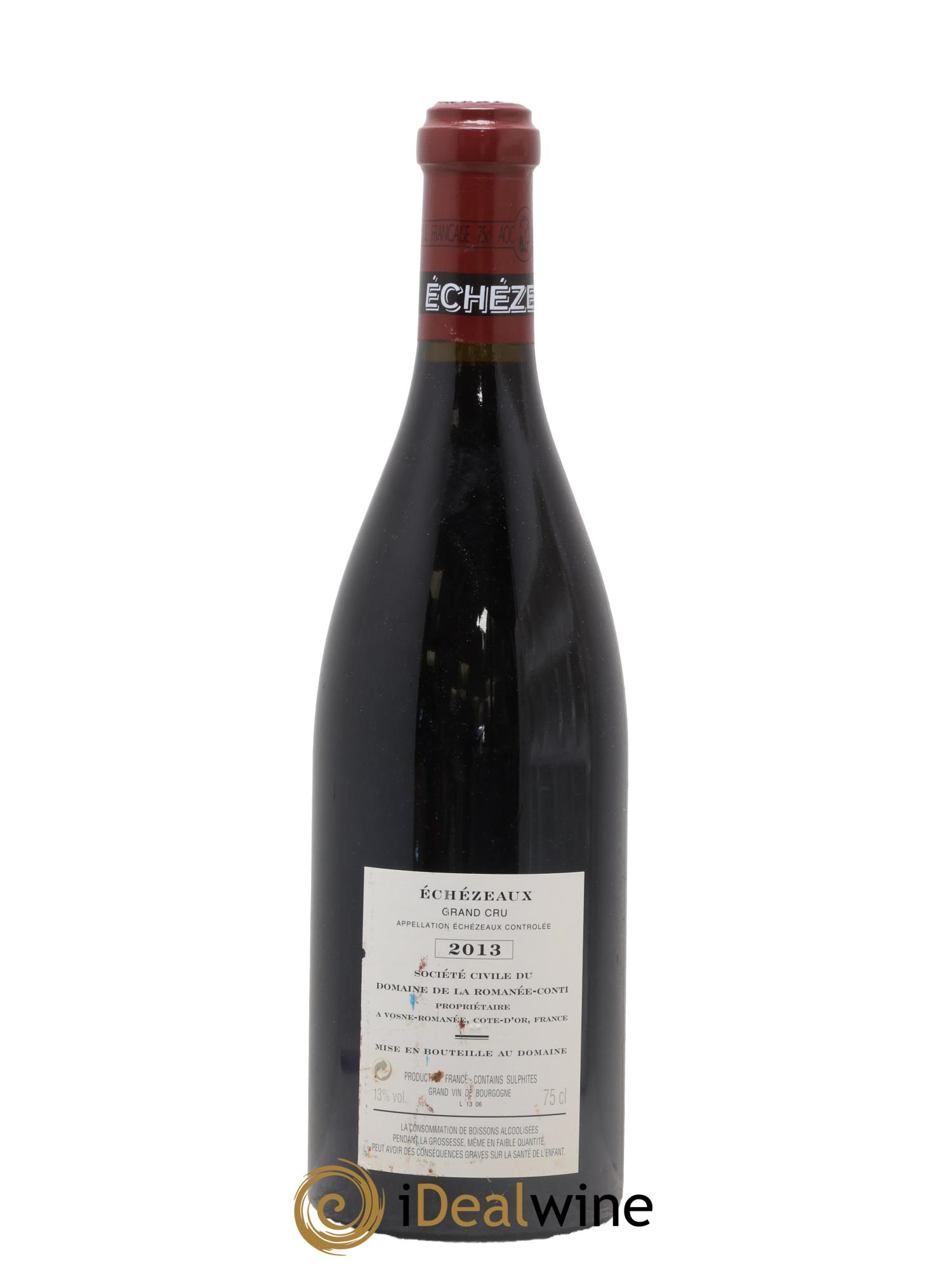Echezeaux Grand Cru Domaine de la Romanée-Conti 2013 - Lot of 1 bottle - 1