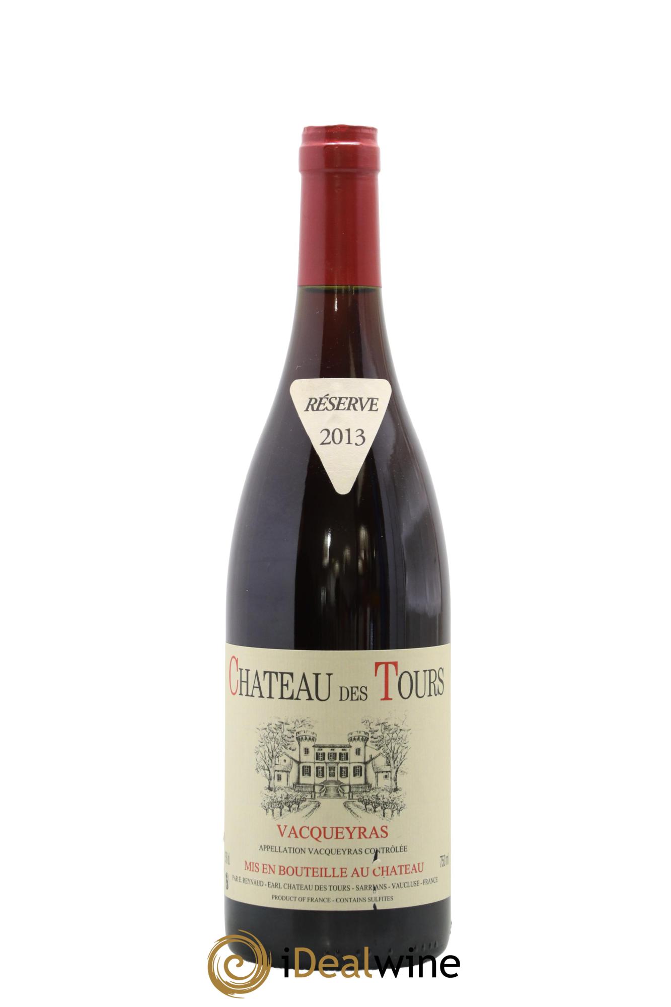 Vacqueyras Château des Tours Emmanuel Reynaud 2013 - Lot of 1 bottle - 0