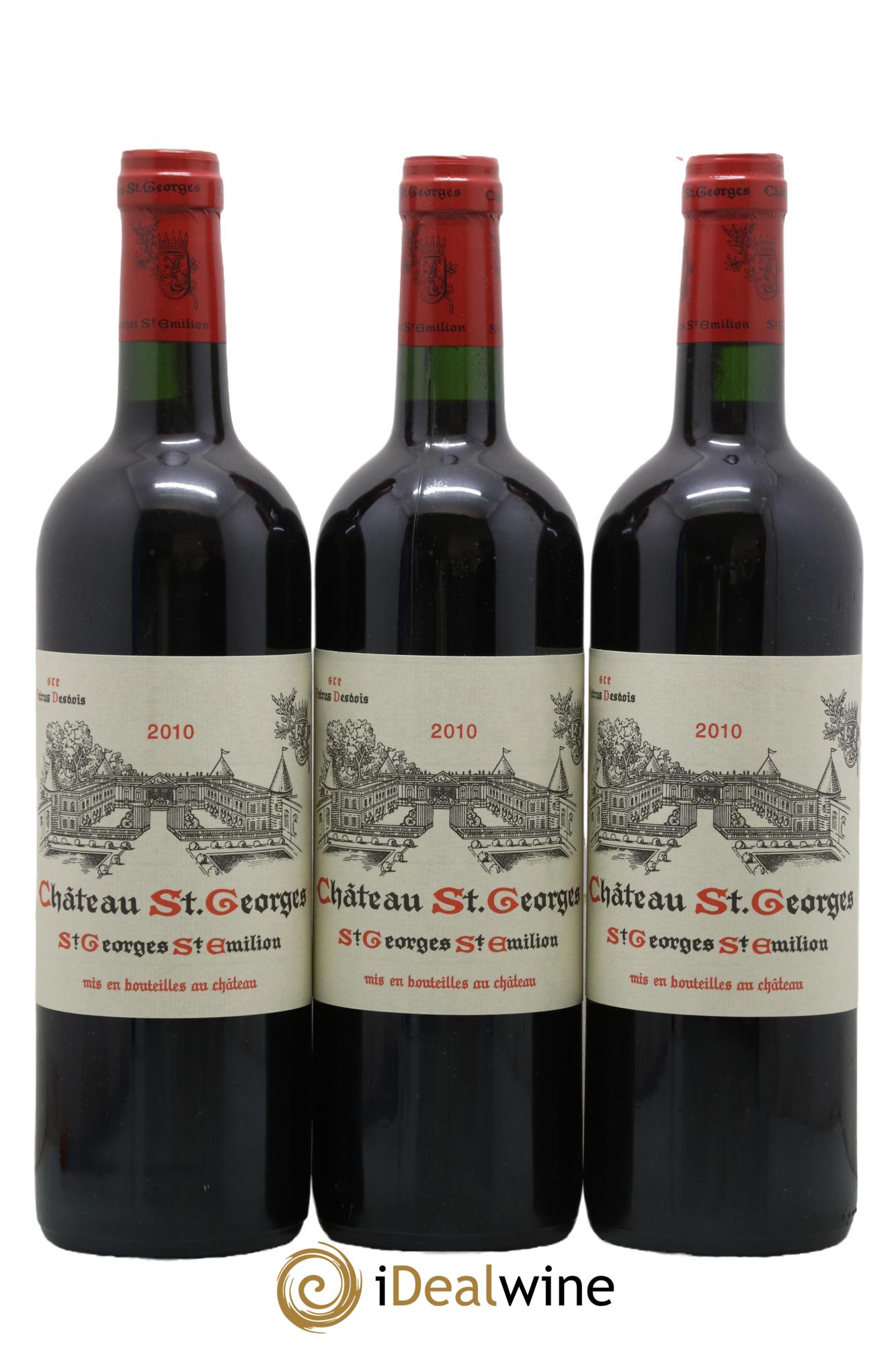 Château Saint-Georges 2010 - Lot de 3 bouteilles - 0