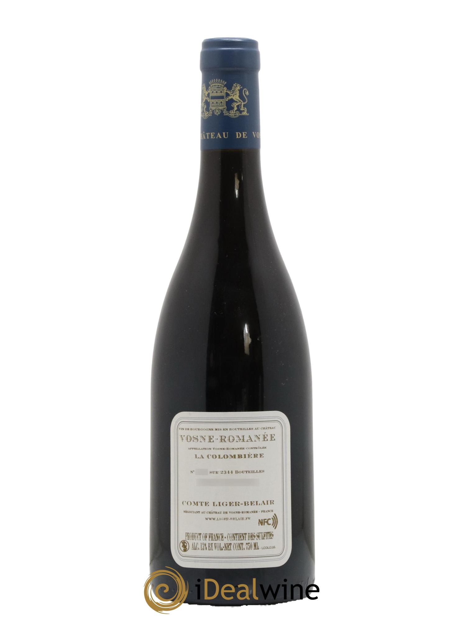 Vosne-Romanée La Colombière Comte Liger-Belair (Domaine du) 2016 - Lot de 1 bouteille - 1