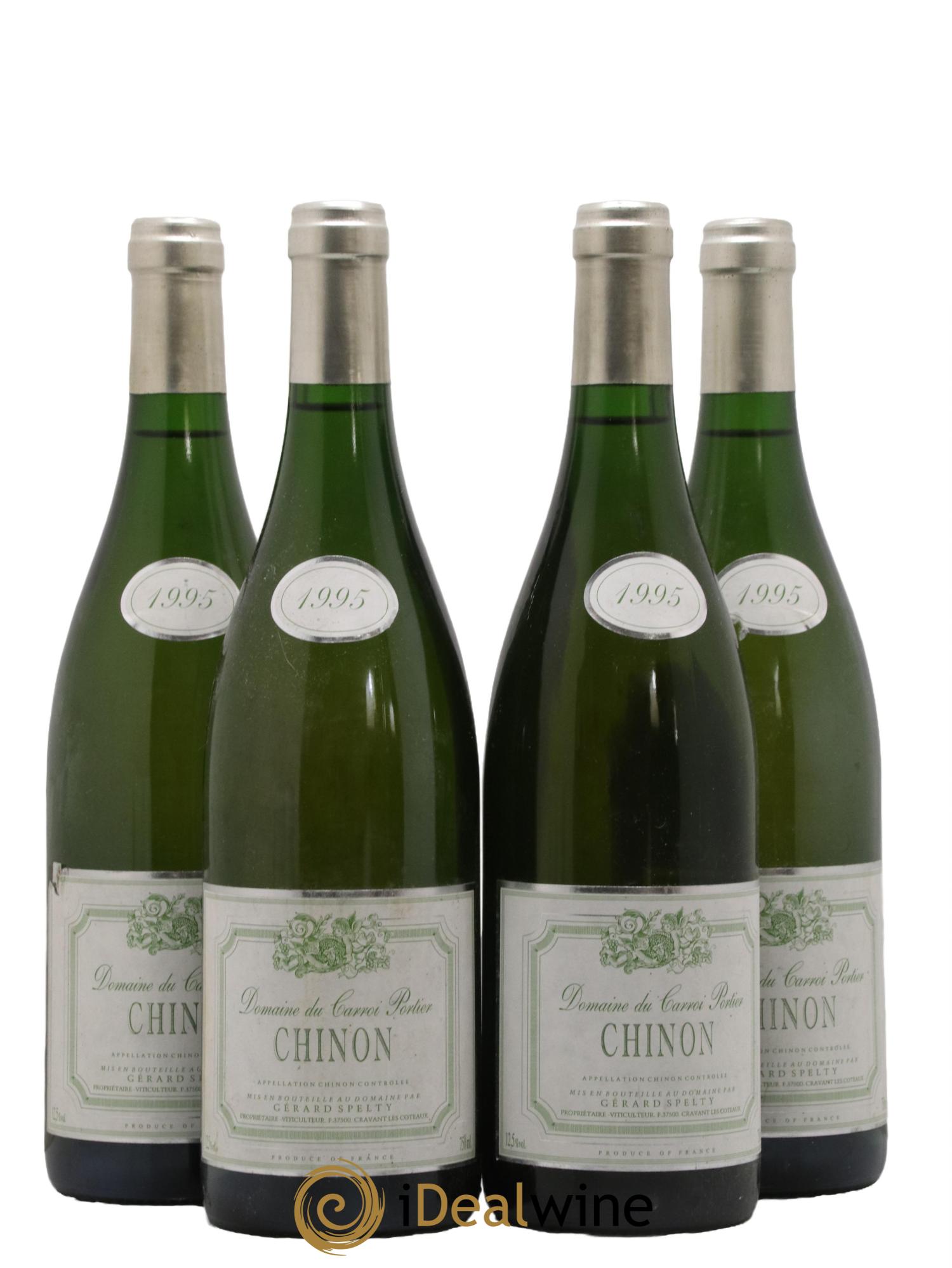 Chinon Domaine G Spelty 1995 - Lot de 4 bouteilles - 0