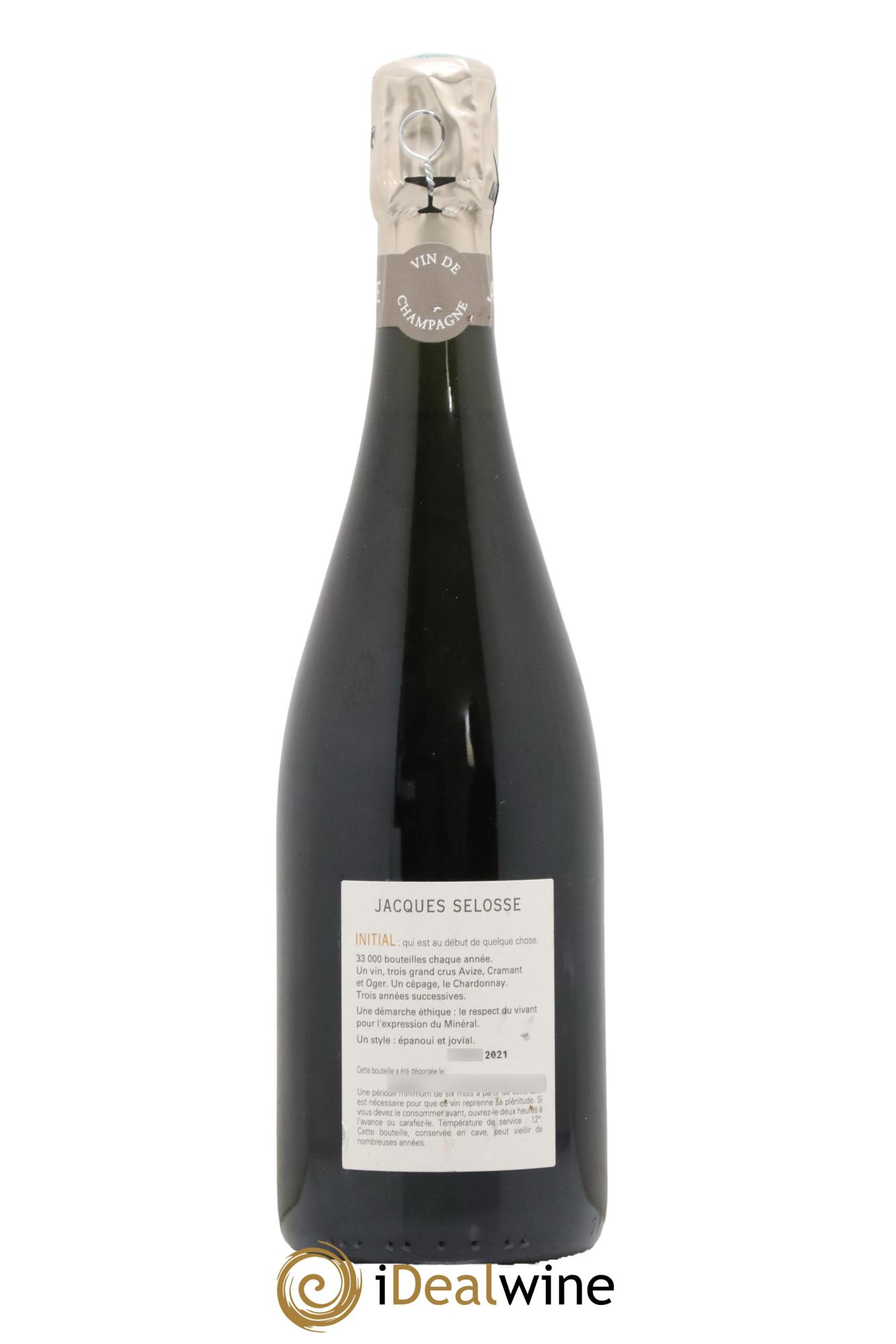 Initial Brut Jacques Selosse - Lot de 1 bouteille - 1