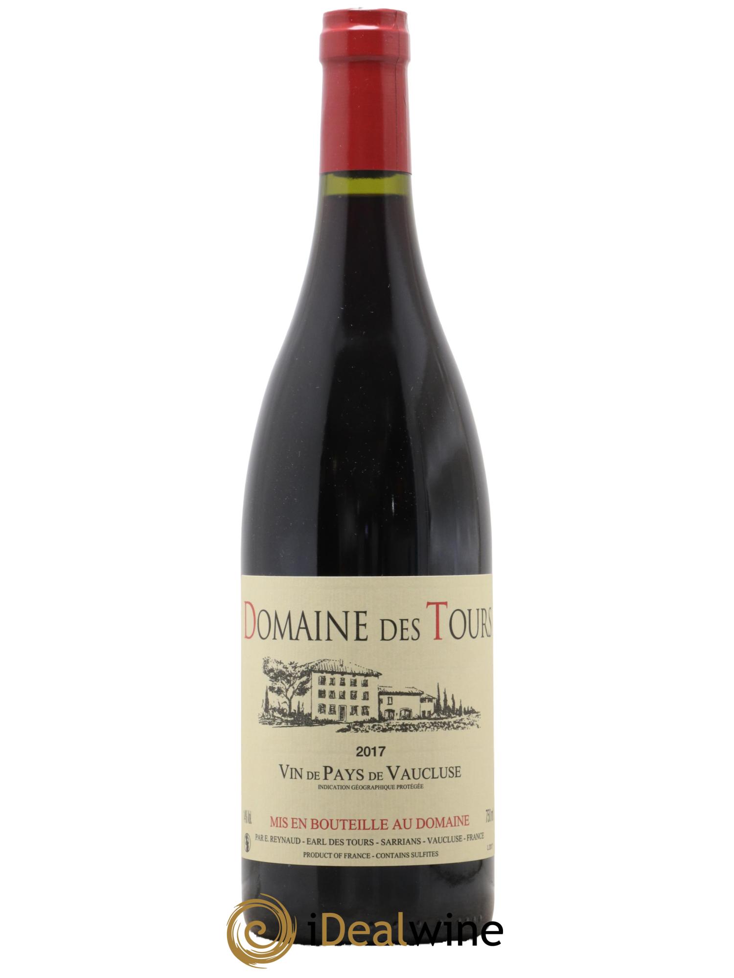 Vaucluse (Vin de Pays de Vaucluse) Domaine des Tours Emmanuel Reynaud 2017 - Lot de 1 bouteille - 0