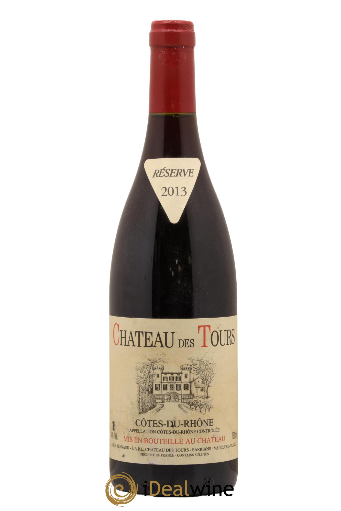 Côtes-du-Rhône Château des Tours Emmanuel Reynaud 2013 - Lot de 1 bouteille - 0