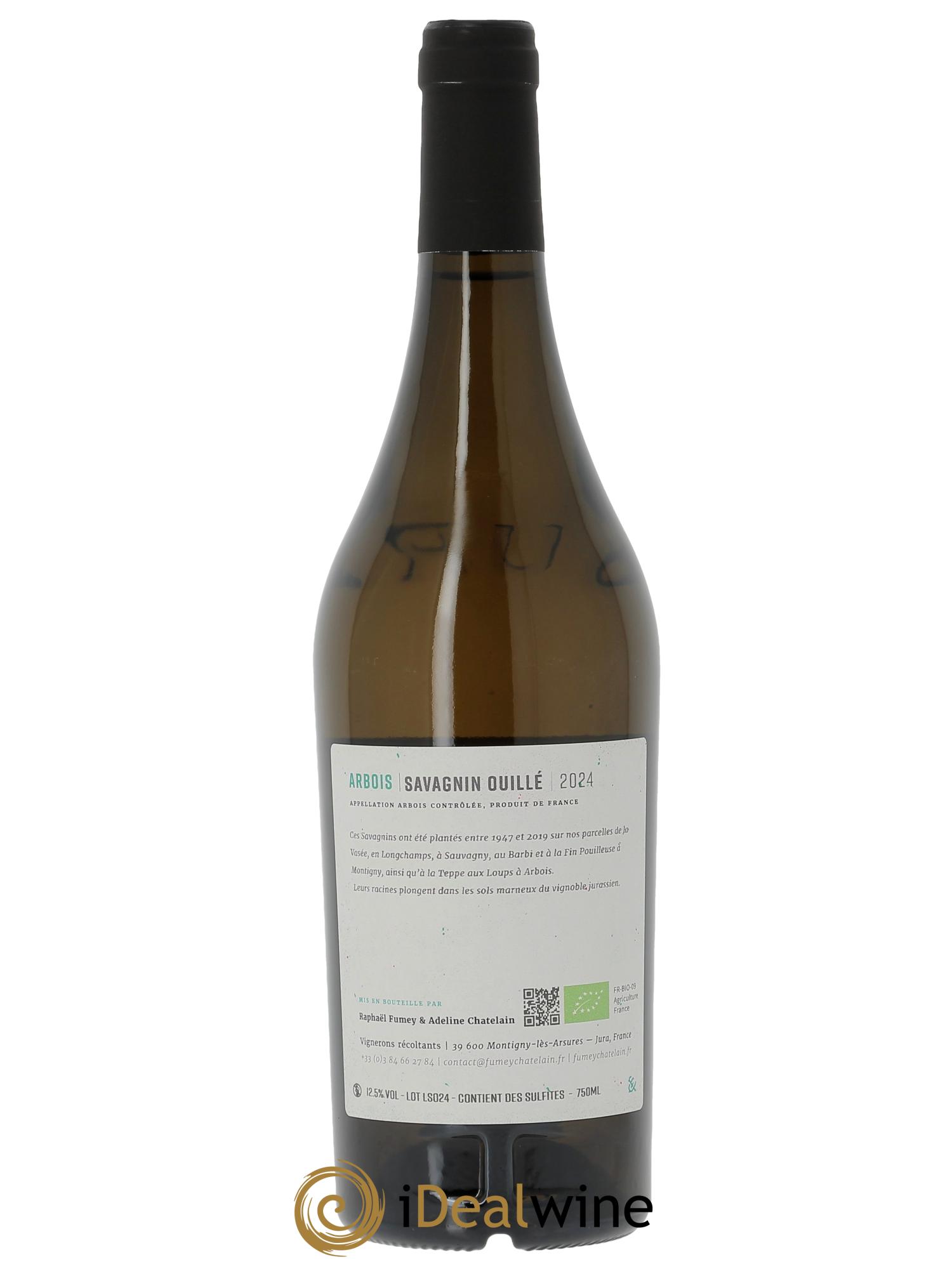 Arbois Savagnin Ouillé Fumey-Chatelain  2024 - Lotto di 1 bottiglia - 1