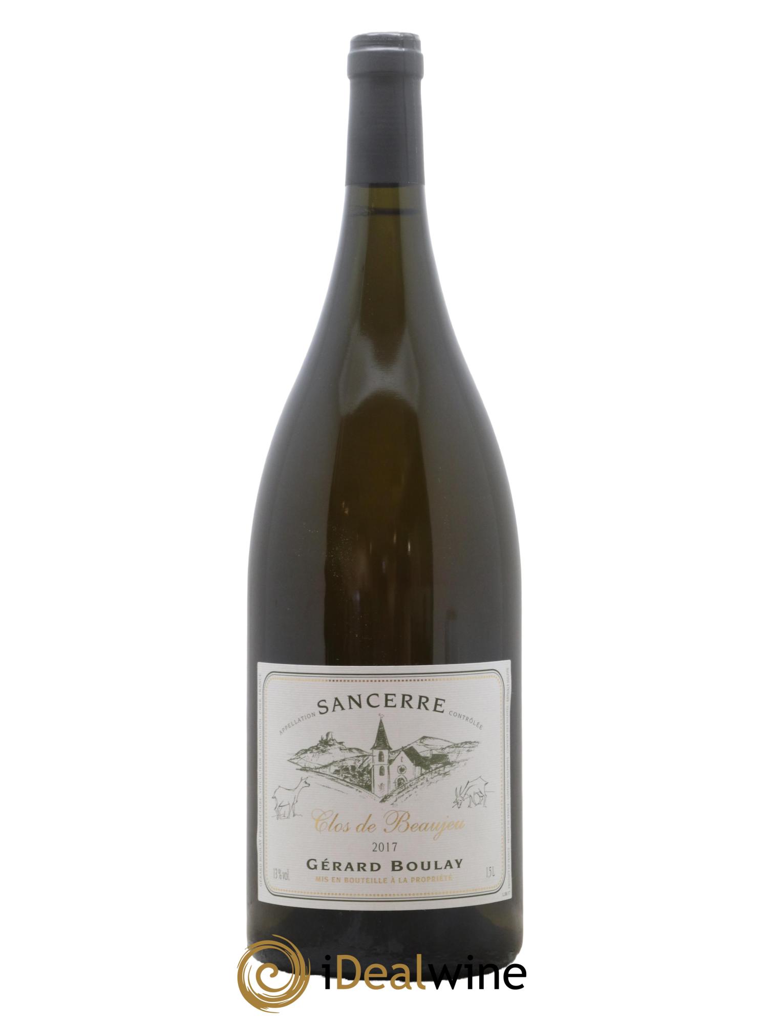 Sancerre Clos de Beaujeu Gérard Boulay 2017 - Lot de 1 magnum - 0